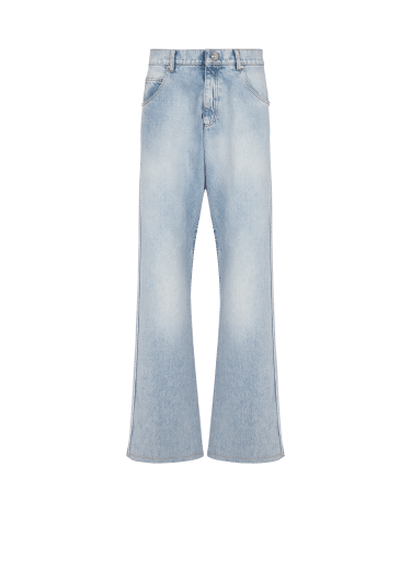 Weite Jeans aus Baumwolle
