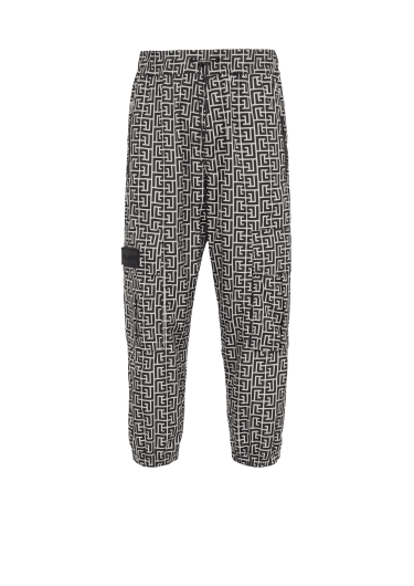Pantaloni cargo con monogramma Balmain