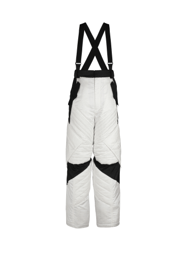 Balmain x Rossignol - Pantalones de esquí con tirantes y monograma de Balmain