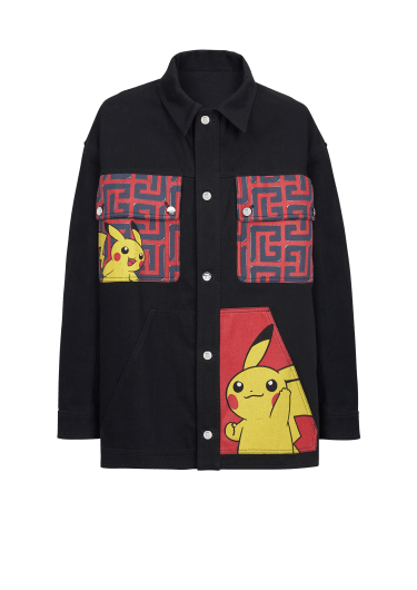 Unisex - Giacca di jeans con stampa Pokémon