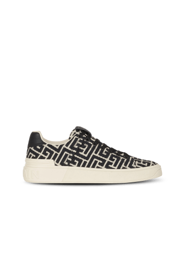 Monogram jacquard B-Court sneakers