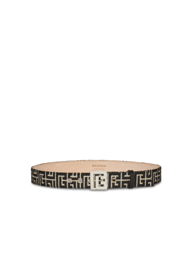 Ceinture PB Belt en jacquard bicolore