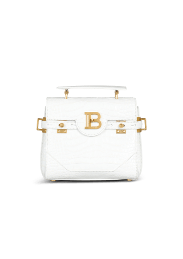 B-Buzz 23 bag in crocodile effect-embossed leather