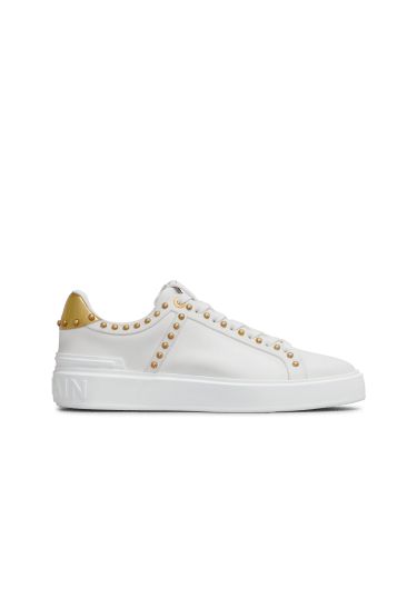 B-Court studded leather trainers