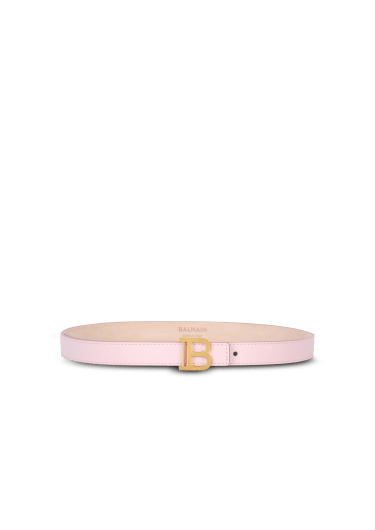 Cinturón B-Belt de piel lisa