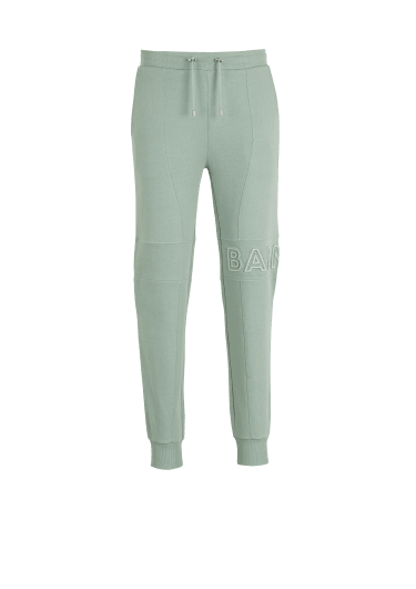 Pantalones de jogging con logotipo de Balmain repujado