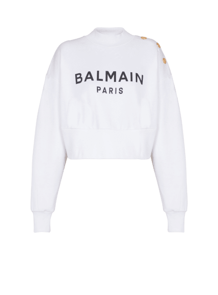 Printed Balmain Paris sweatshirt