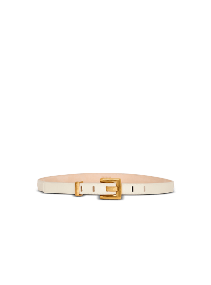 Anthem narrow leather belt 