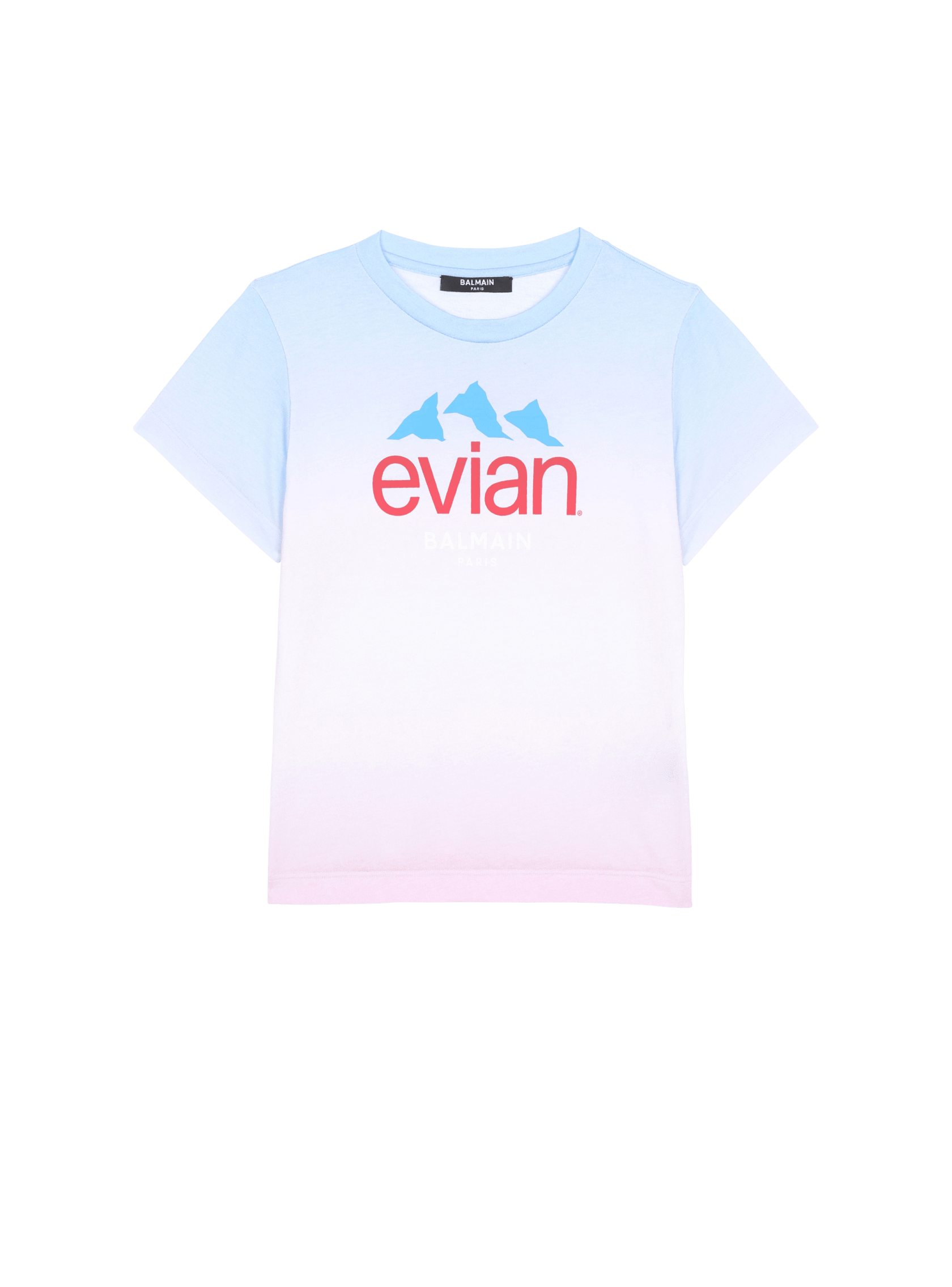 undefined | Balmain x Evian - T-shirt dégradé