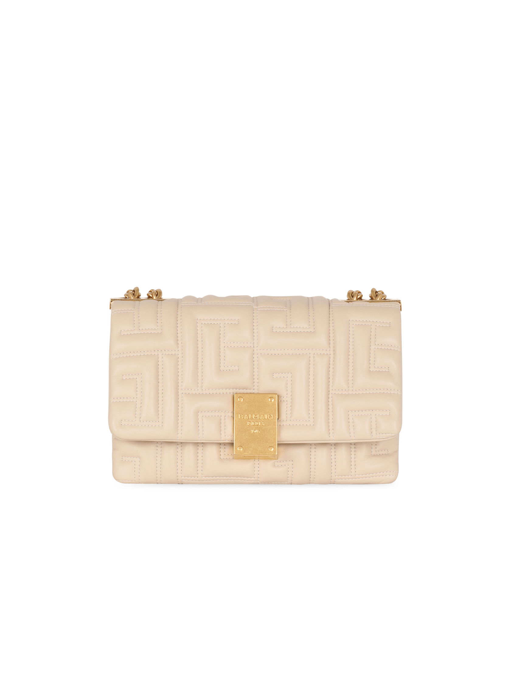 balmain.com | 1945 Soft small bag in quilted leather