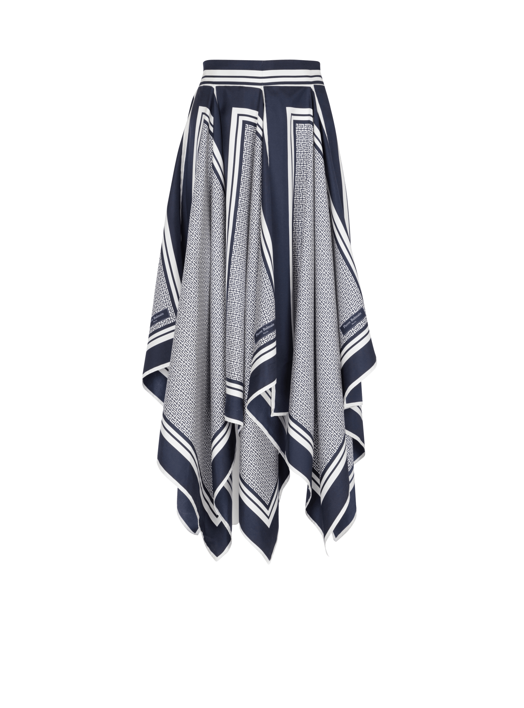 undefined | Jupe foulard imprimé monogramme