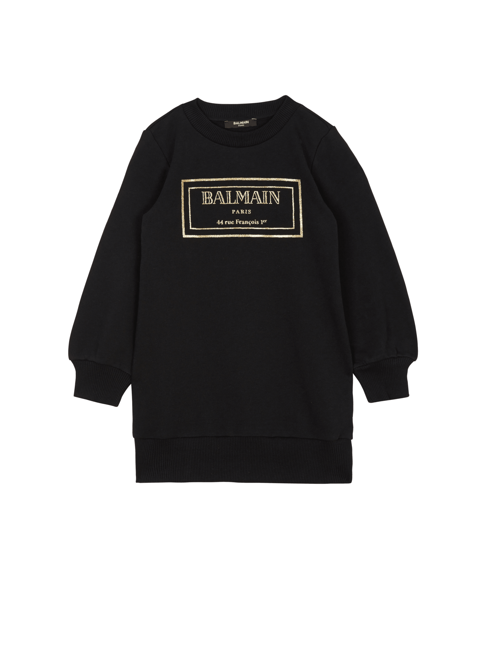 balmain.com | Balmain Paris sweatshirt dress
