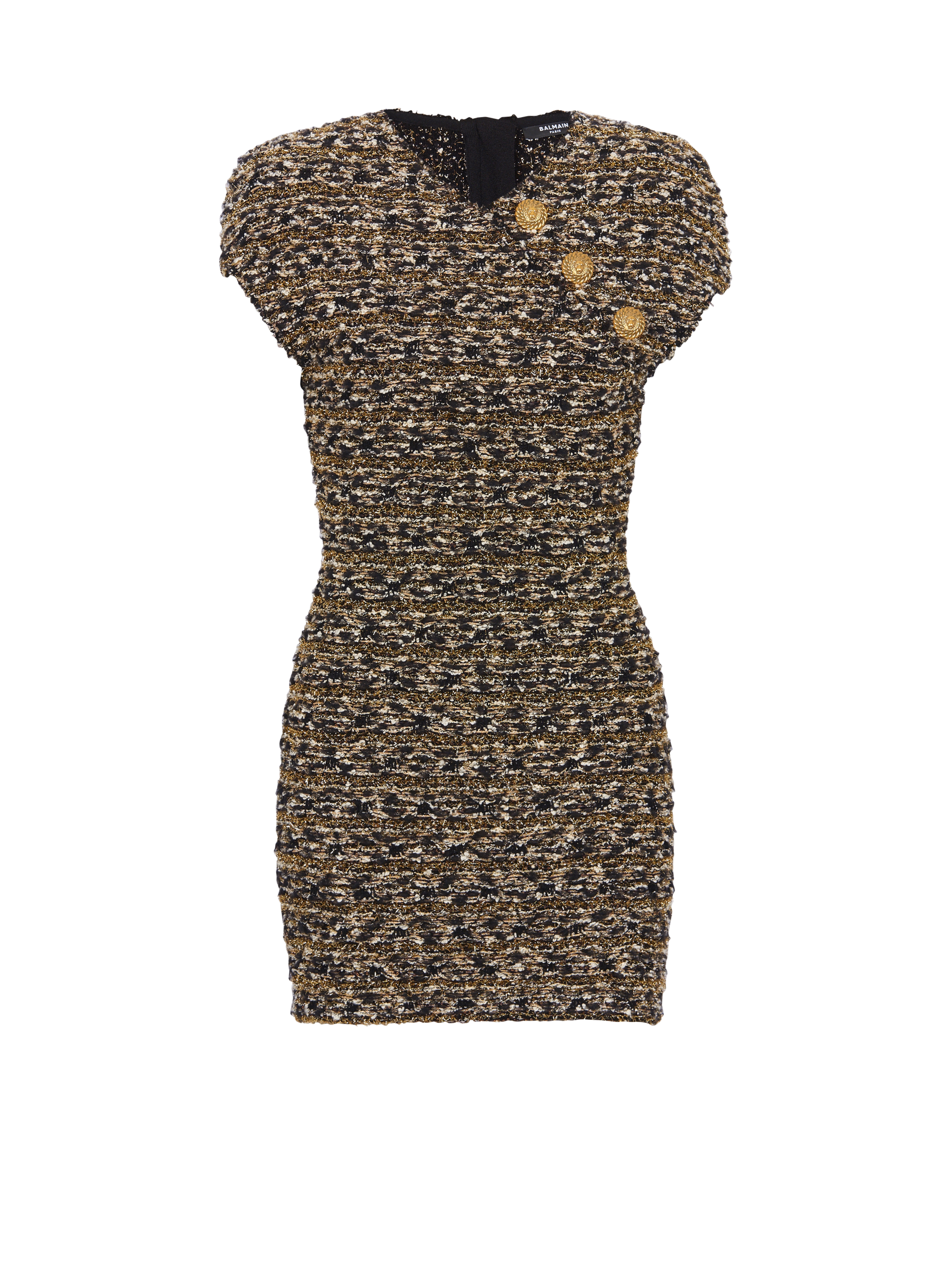 undefined | Lurex tweed dress