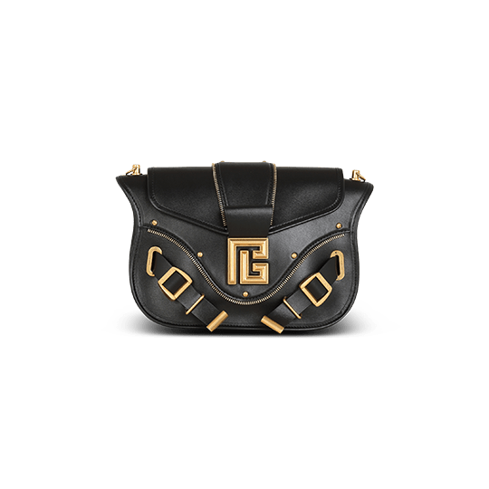 B-Army canvas bag with leather details beige - Women | BALMAIN