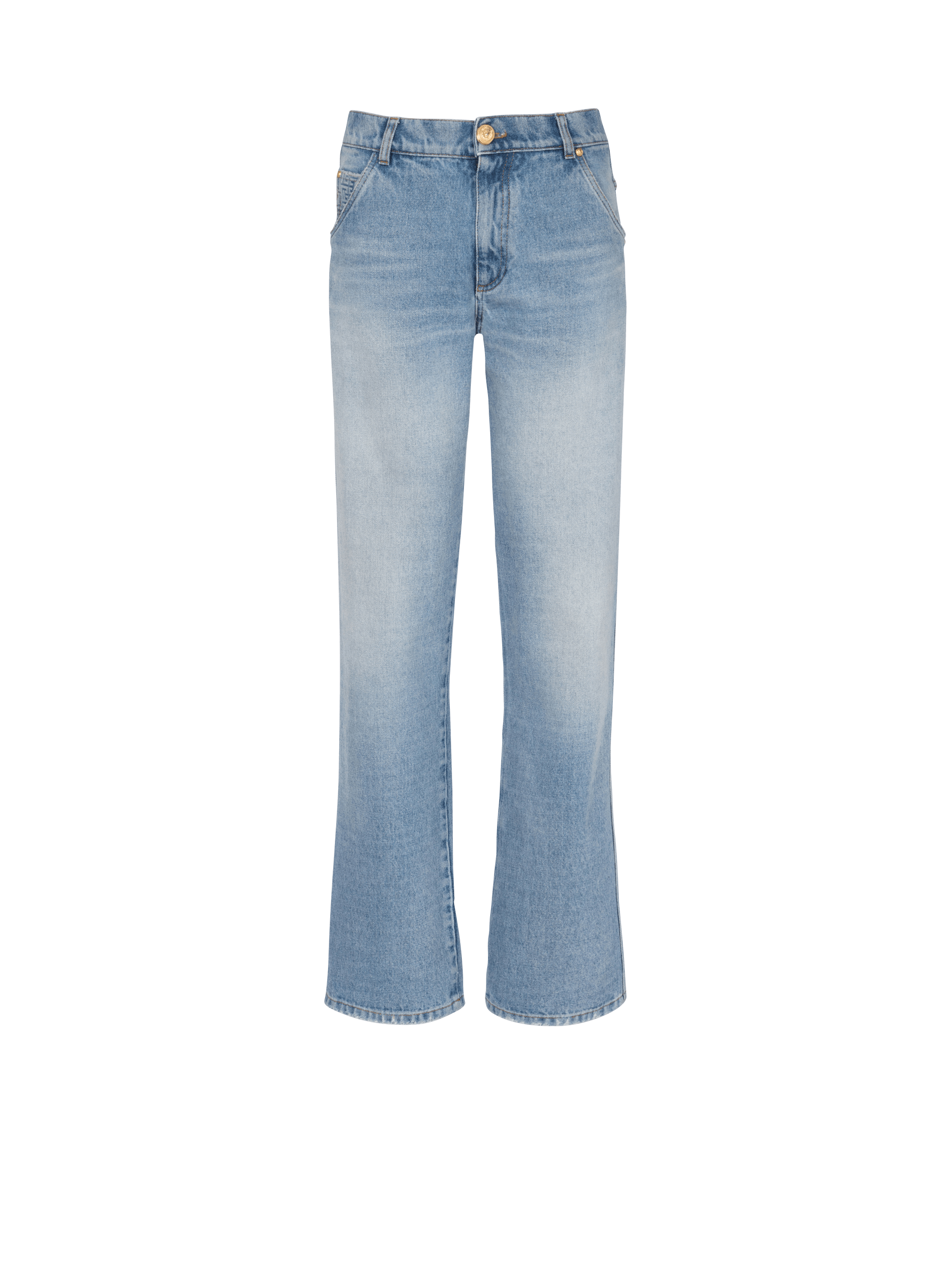 Jean délavé femme sale