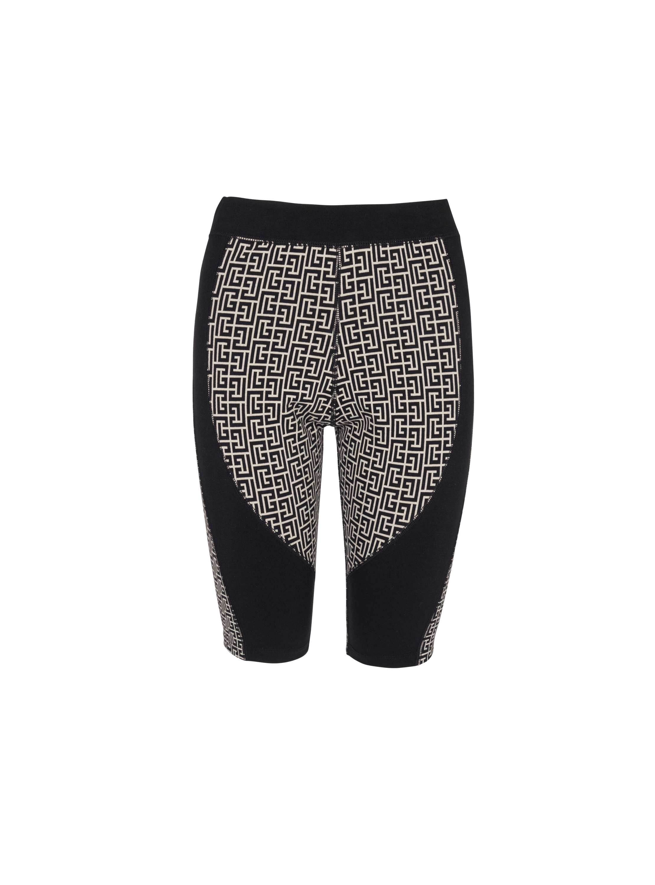 Pantalón corto de ciclista con monograma