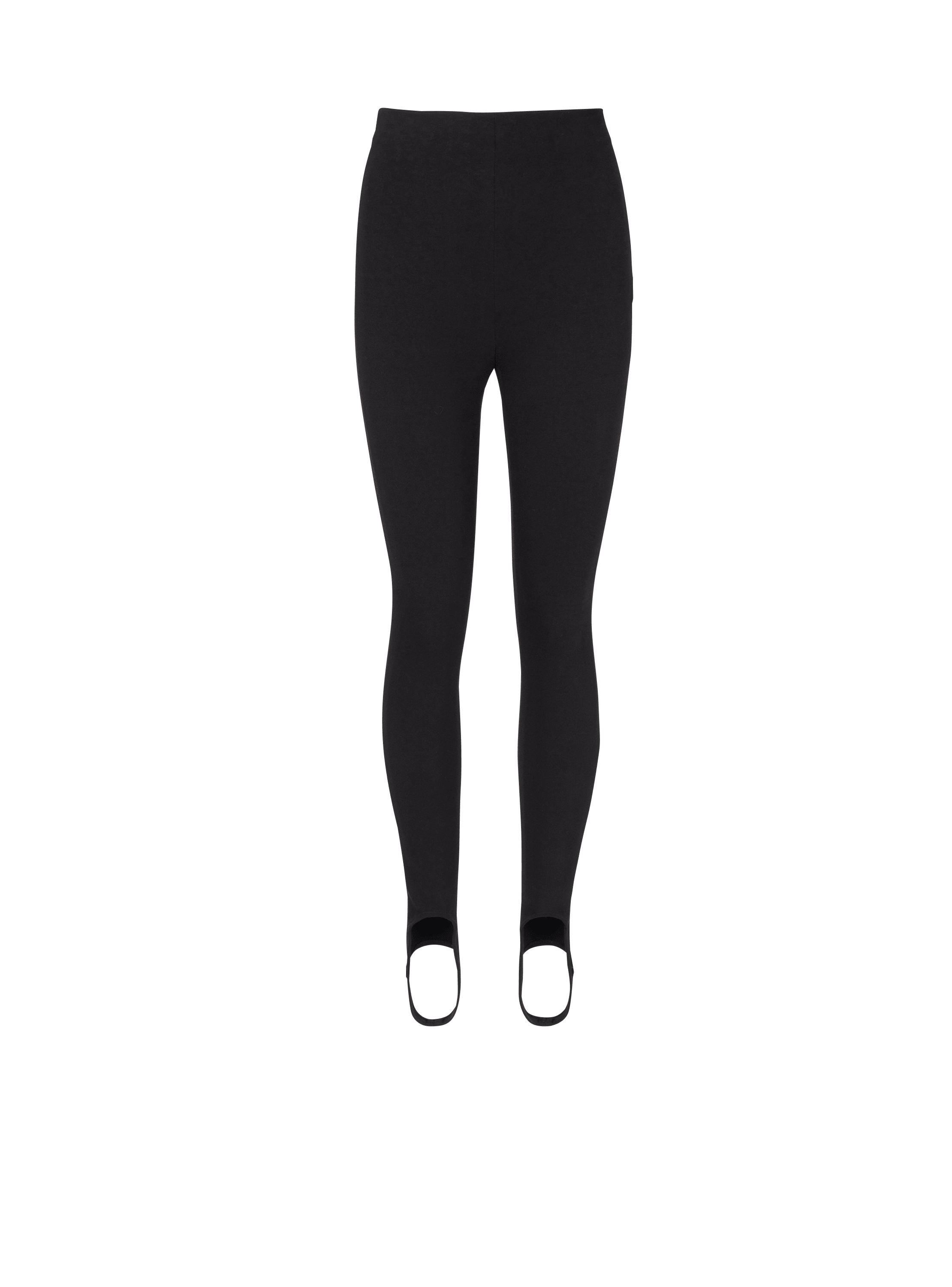 Eng anliegende Hose aus Stretch-Grain-de-Poudre