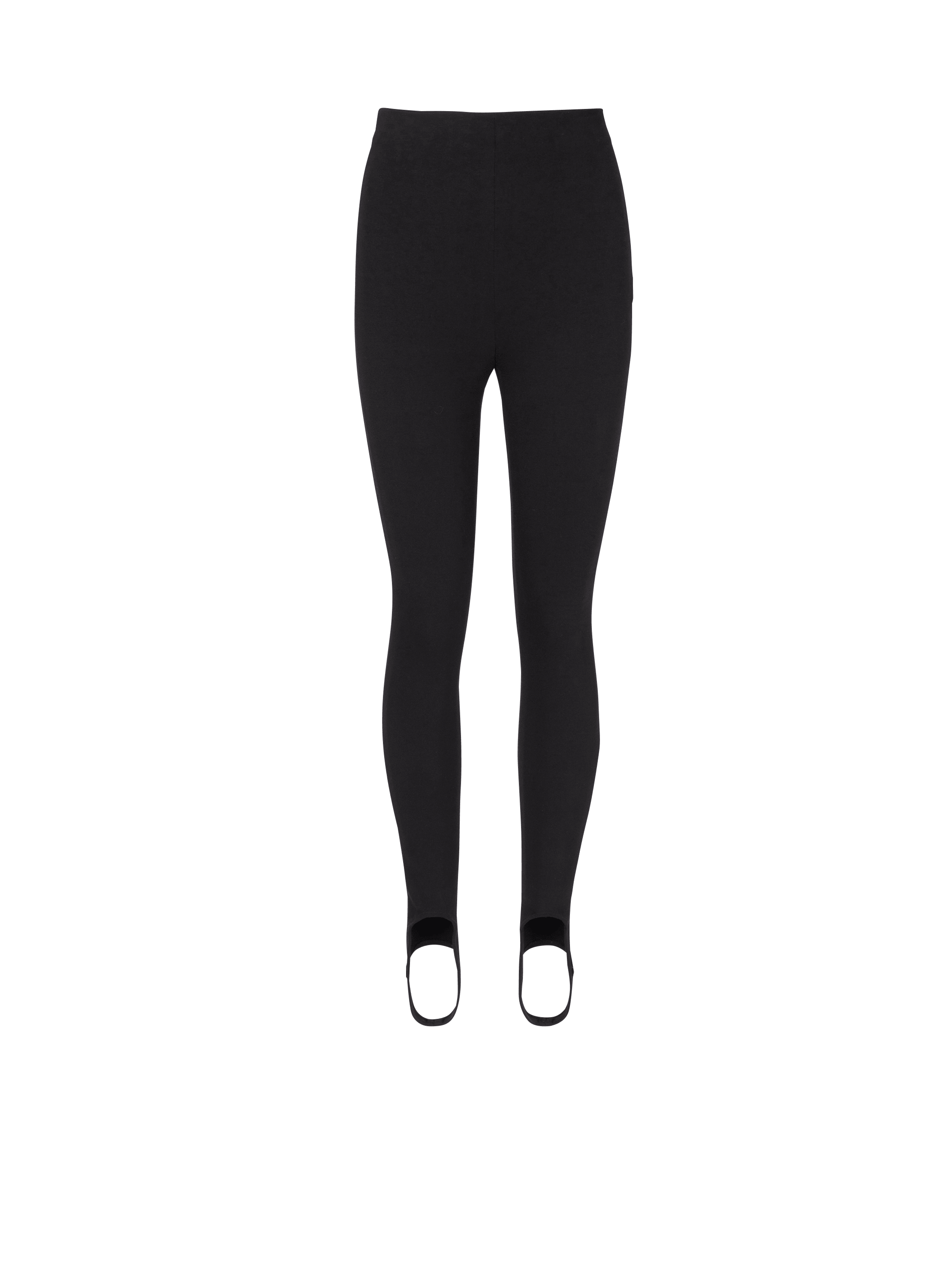 Grain de poudre form-hugging stretch trousers, black, hi-res
