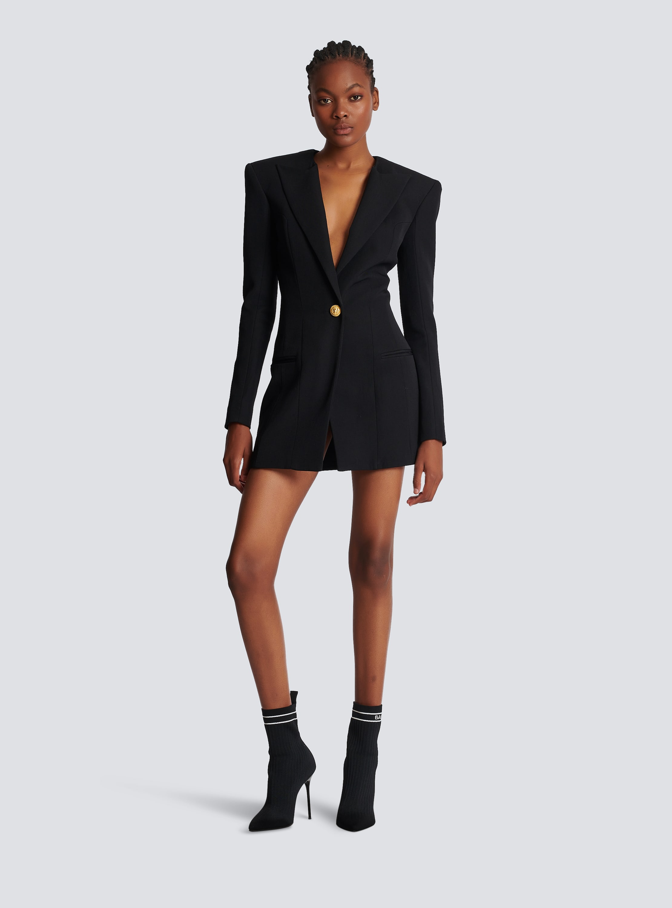 Grain de poudre tailored dress