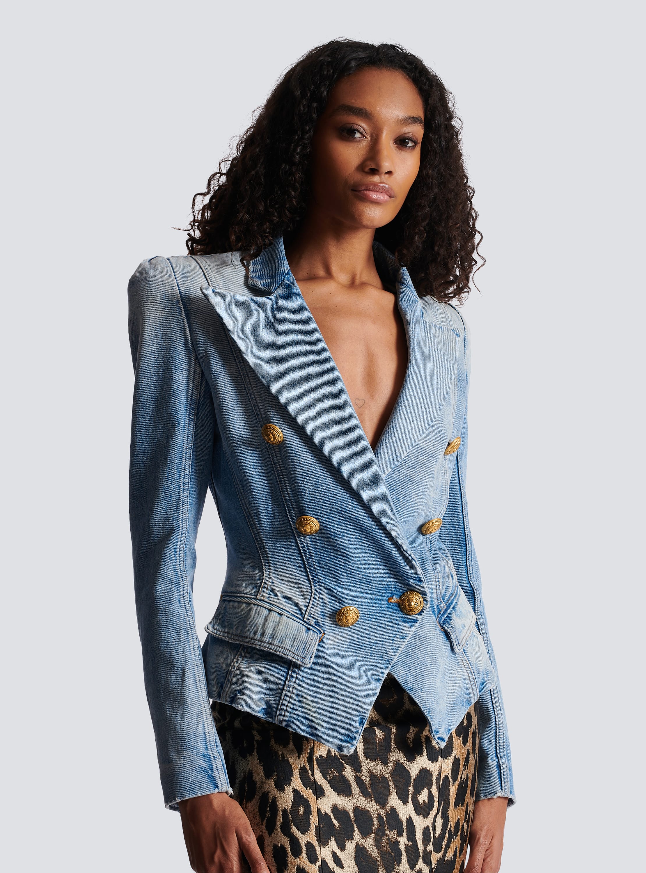 Women's tailored jean store jacket