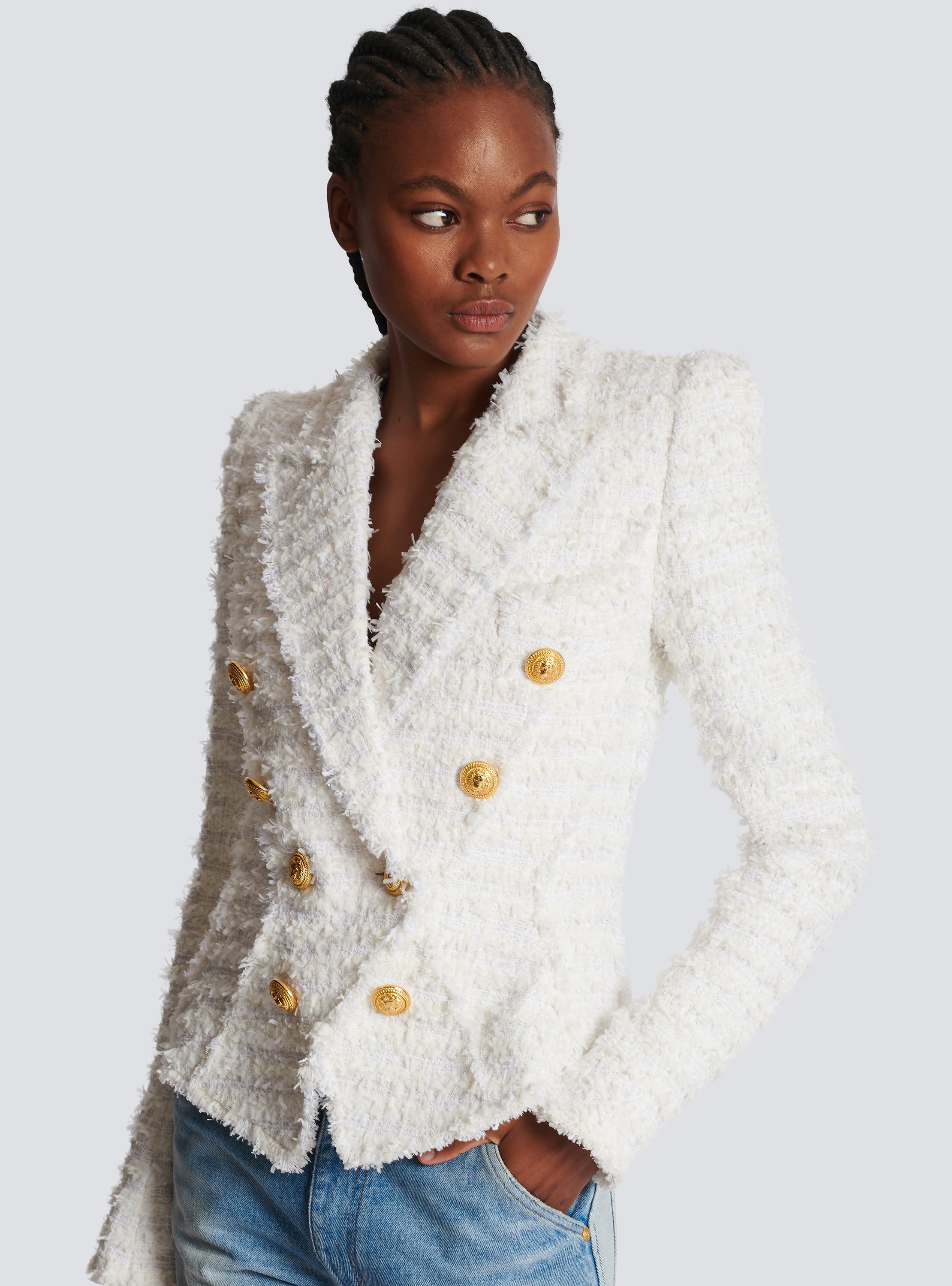 Tweed 2025 blazer white