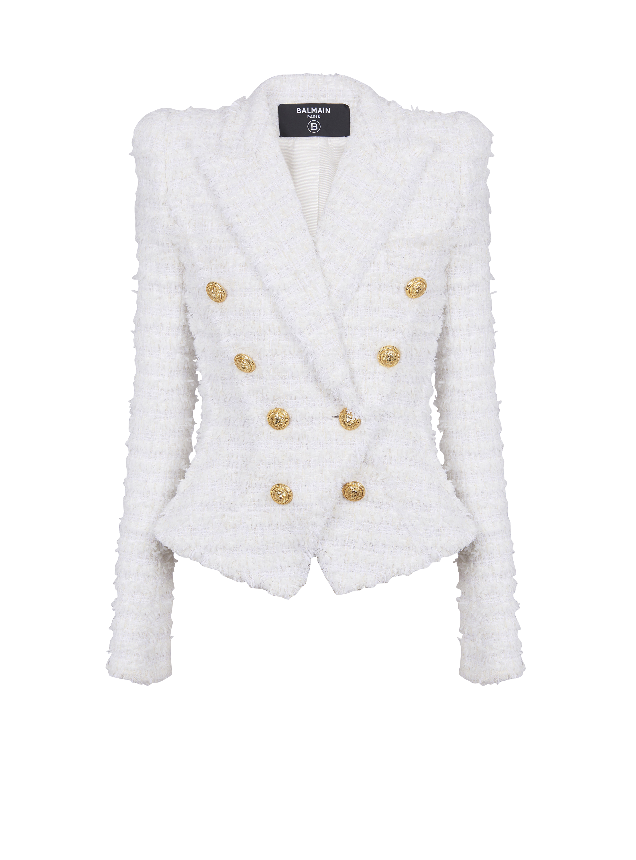 Chaqueta de tweed entallada