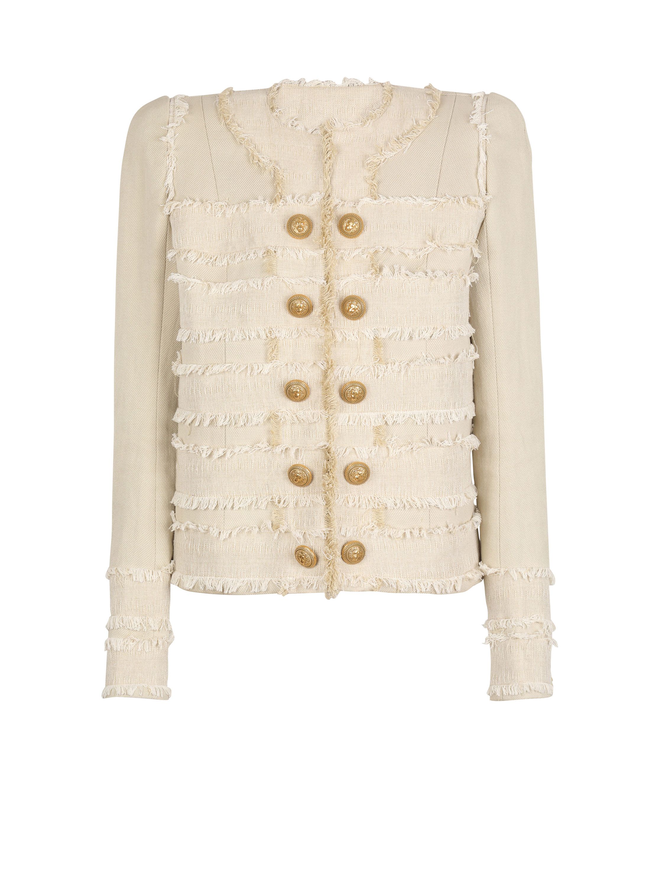 Balmain fringe jacket hotsell