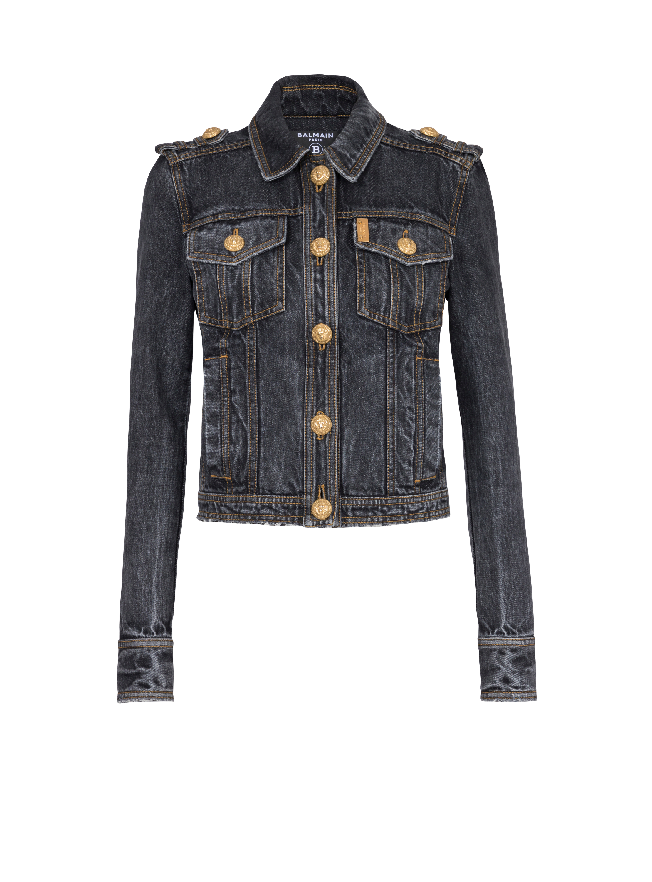 Women's Valene Denim Jacket In Faded Black