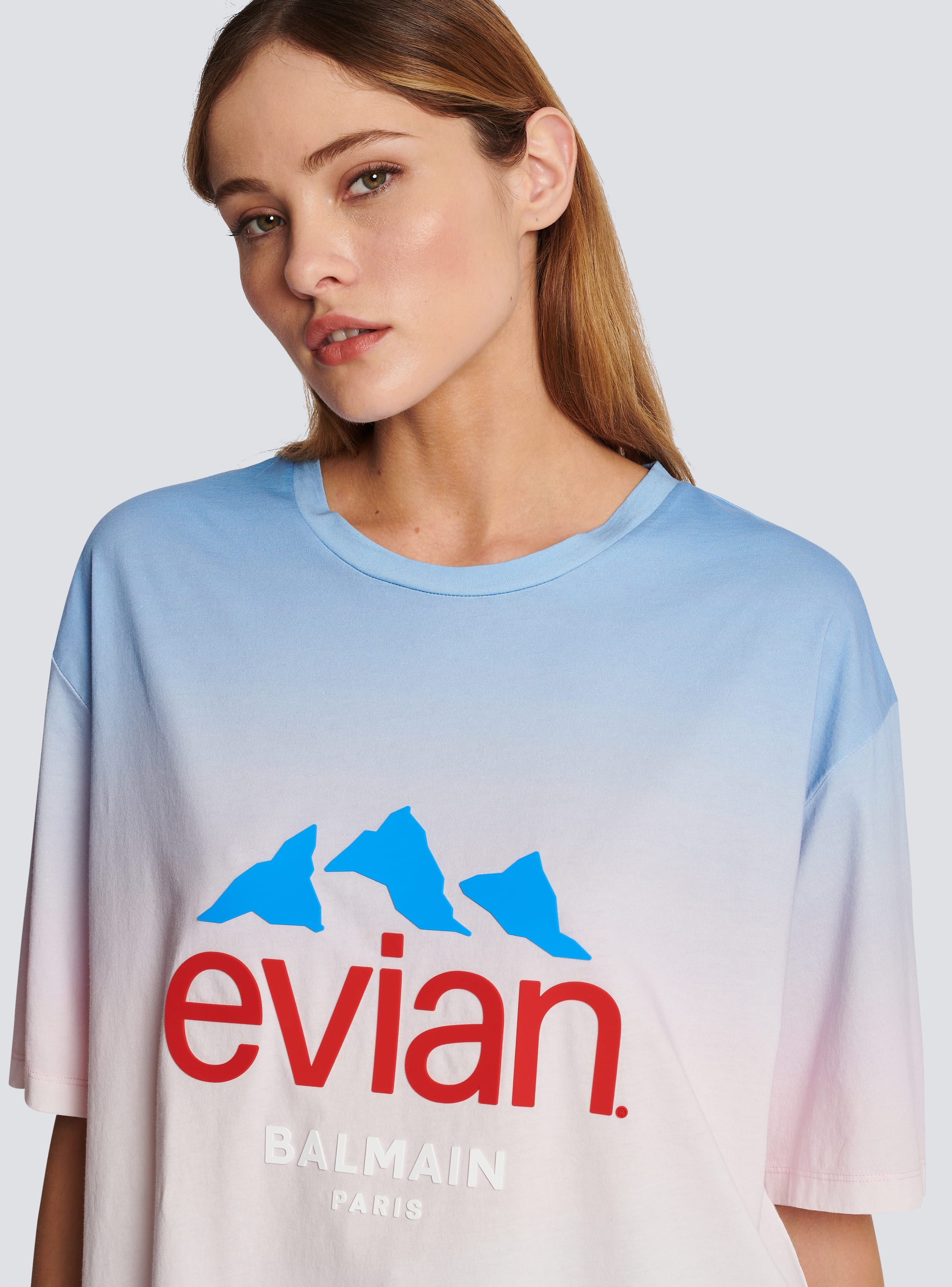 Balmain x Evian - グラデーション Tシャツ