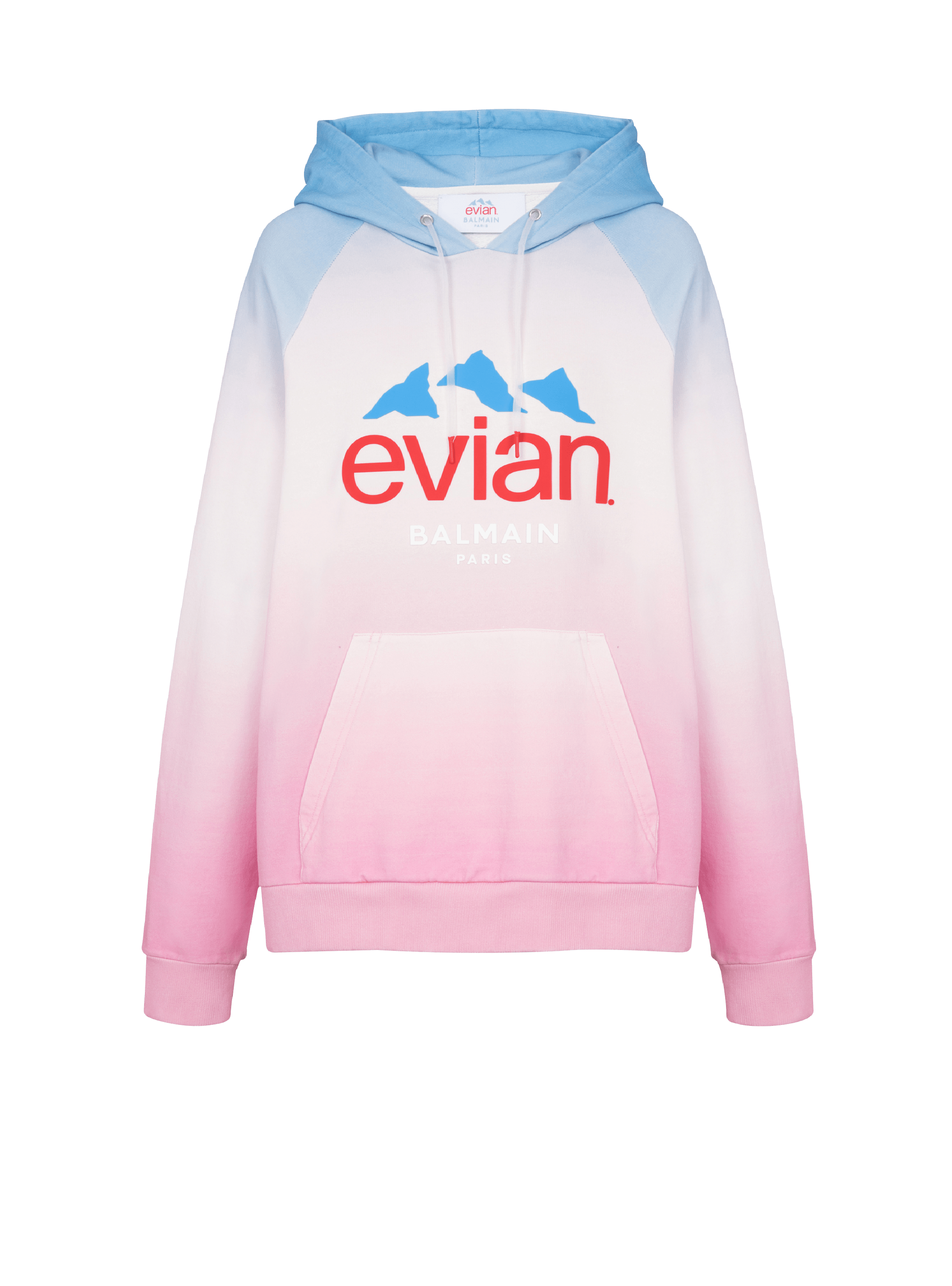 Balmain x Evian - Sudadera con degradado, multicolor, hi-res