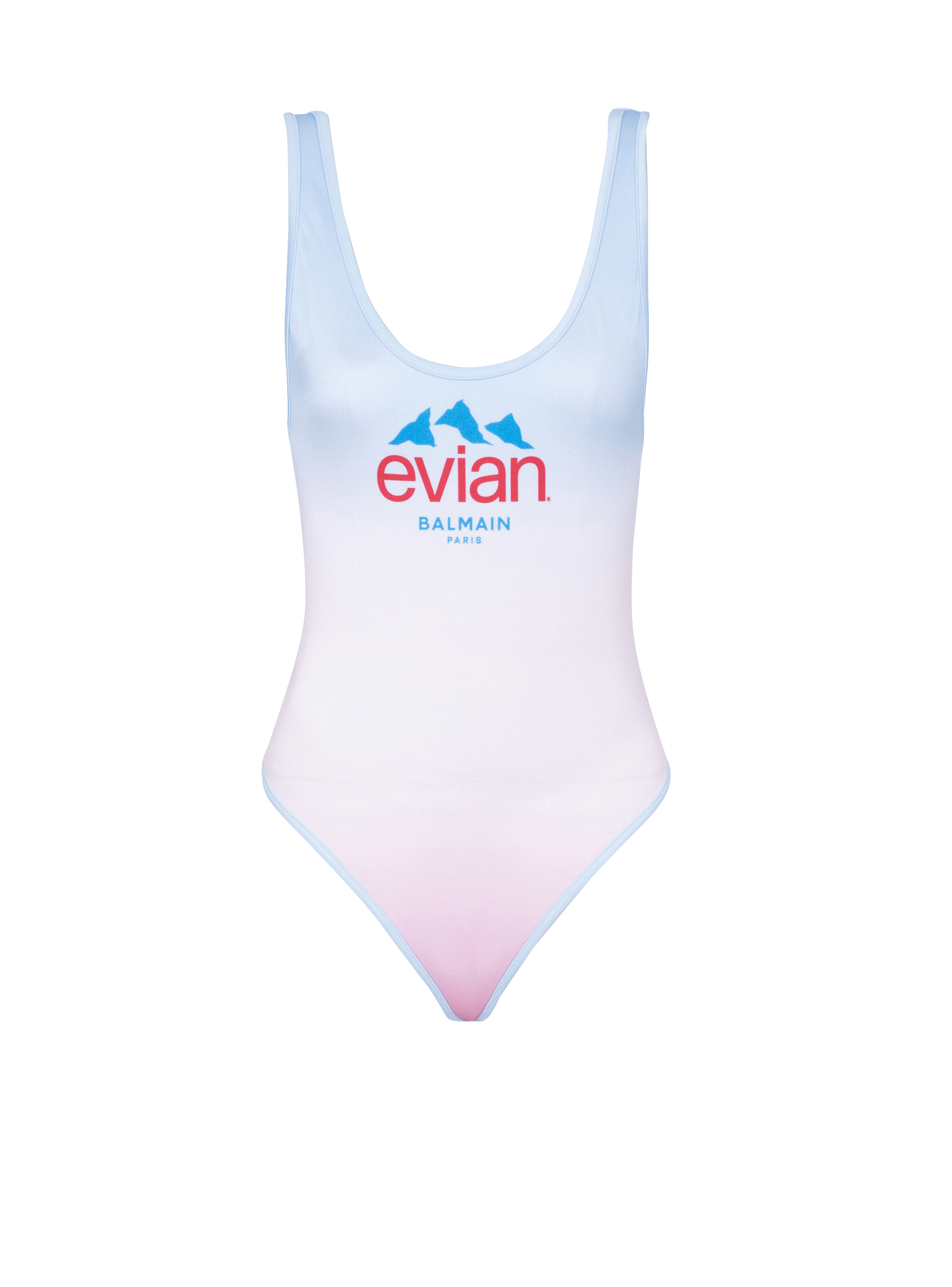 Balmain x Evian - swimsuit, multicolor, hi-res