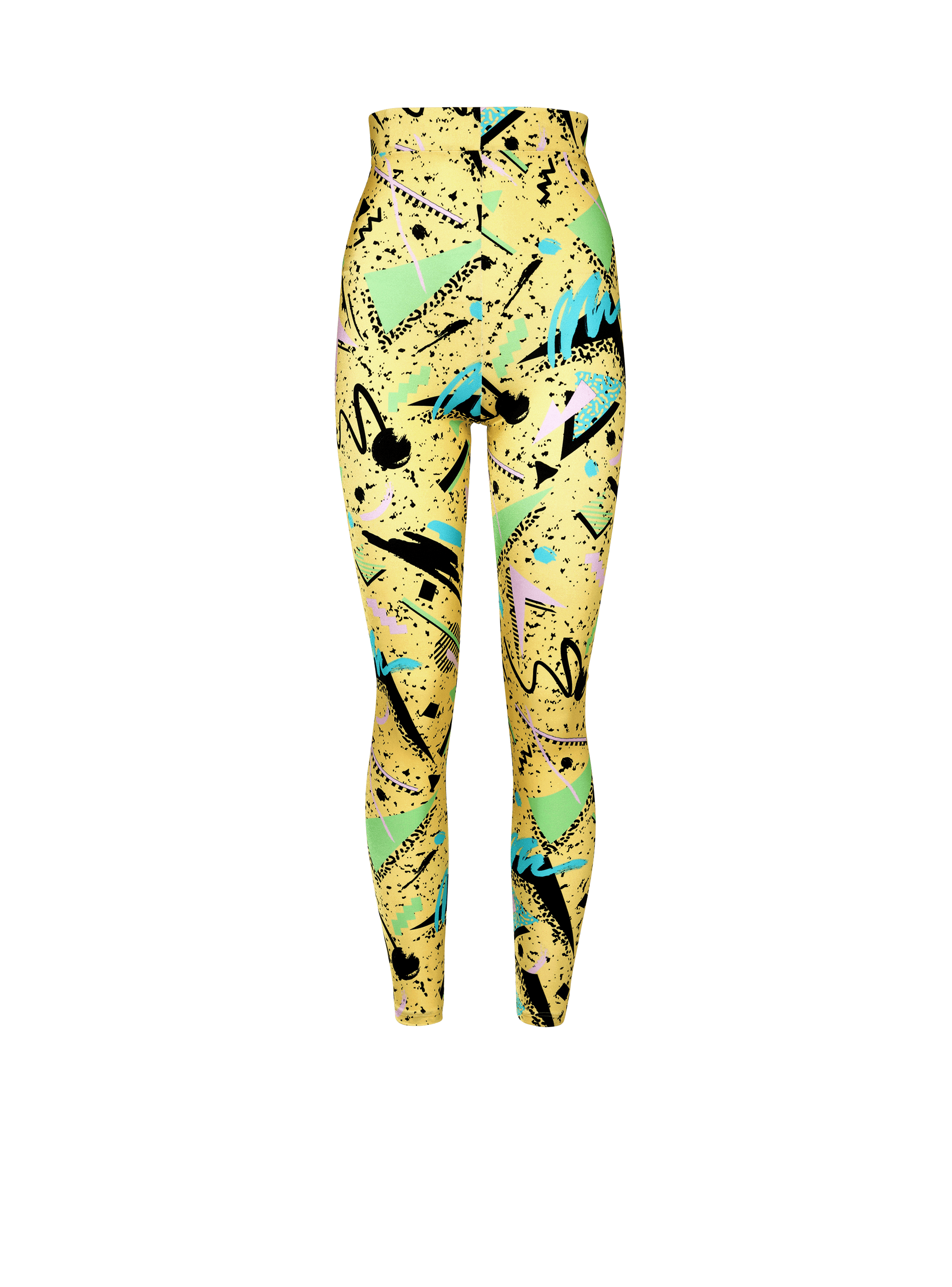 Balmain x Stranger Things - Printed leggings, yellow, hi-res