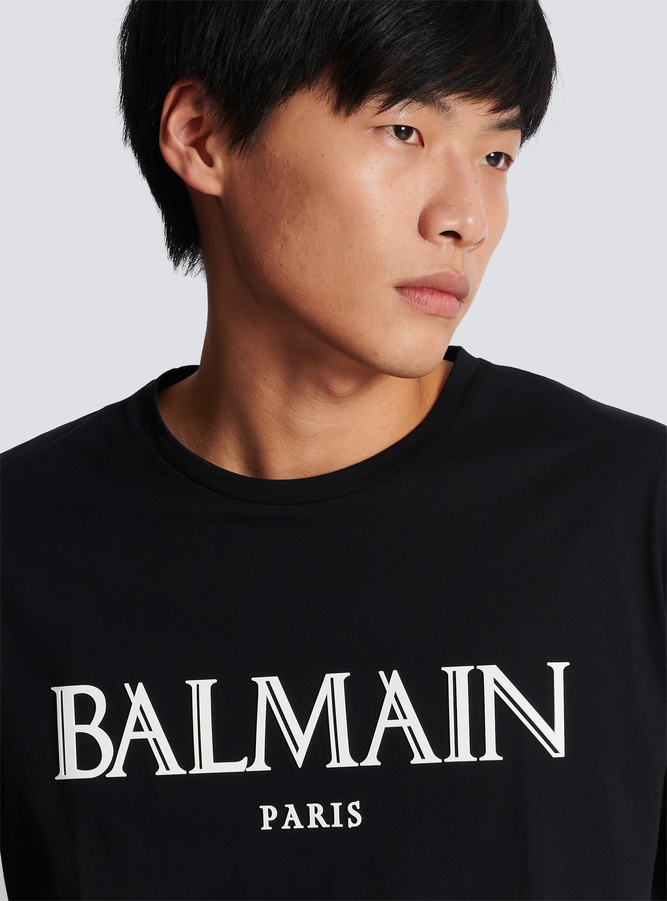 ラバー ローマン Balmainロゴ Tシャツ - Men | BALMAIN