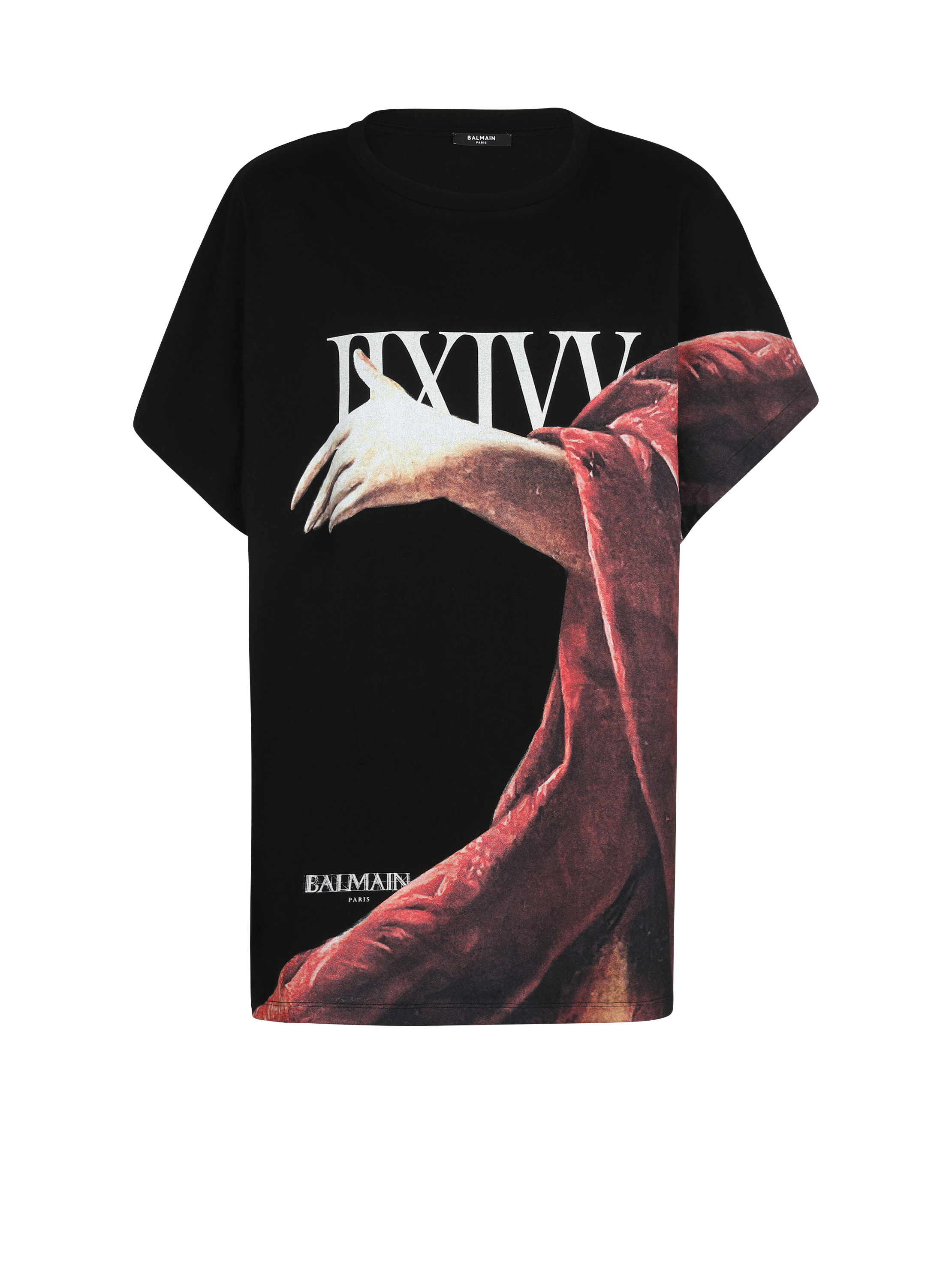 Boxy print T-shirt - | BALMAIN