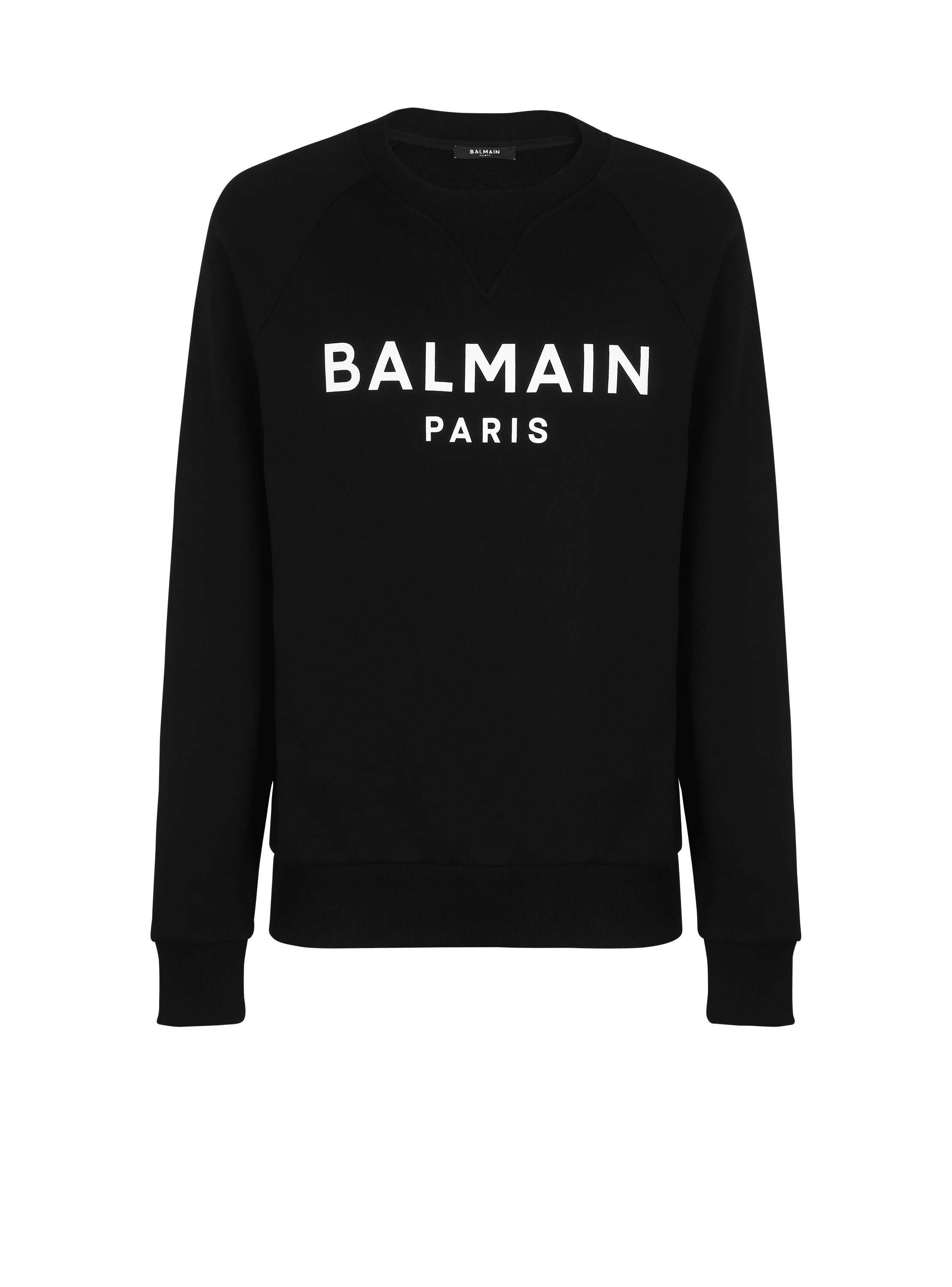 Cotton printed Balmain logo sweatshirt