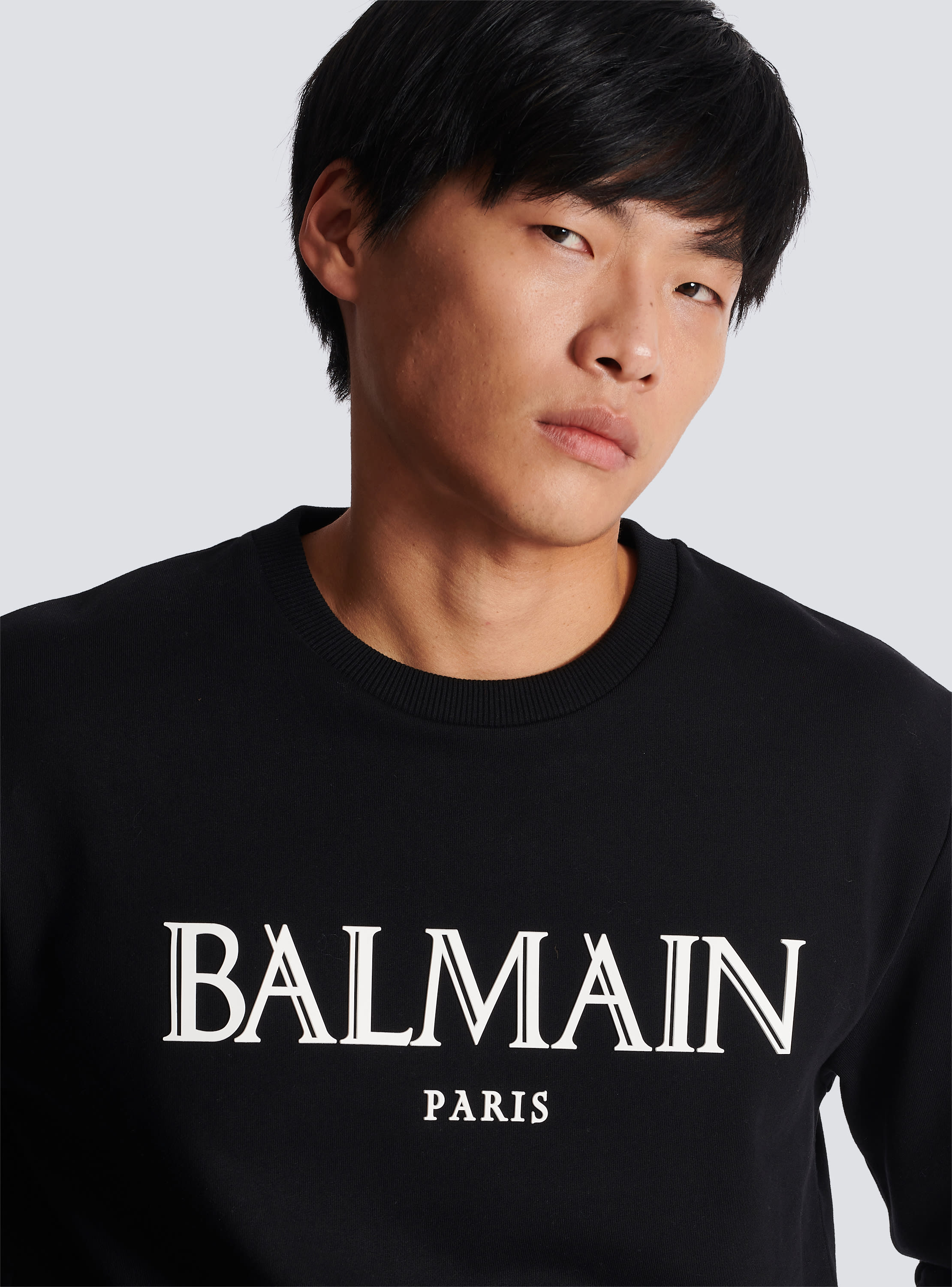 BALMAIN × emblem sweat shirt