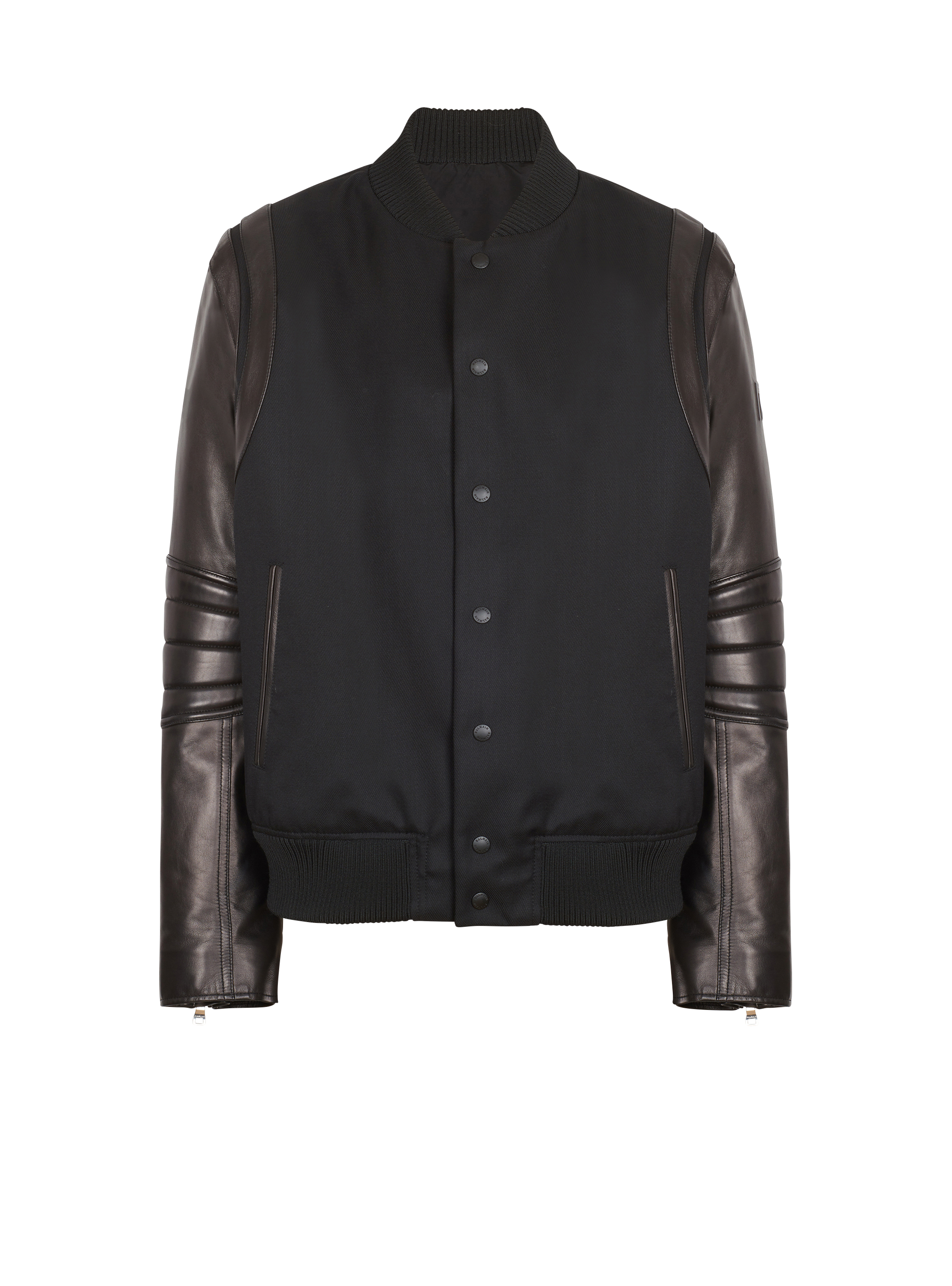 Blouson Teddy en Daim noir pour homme