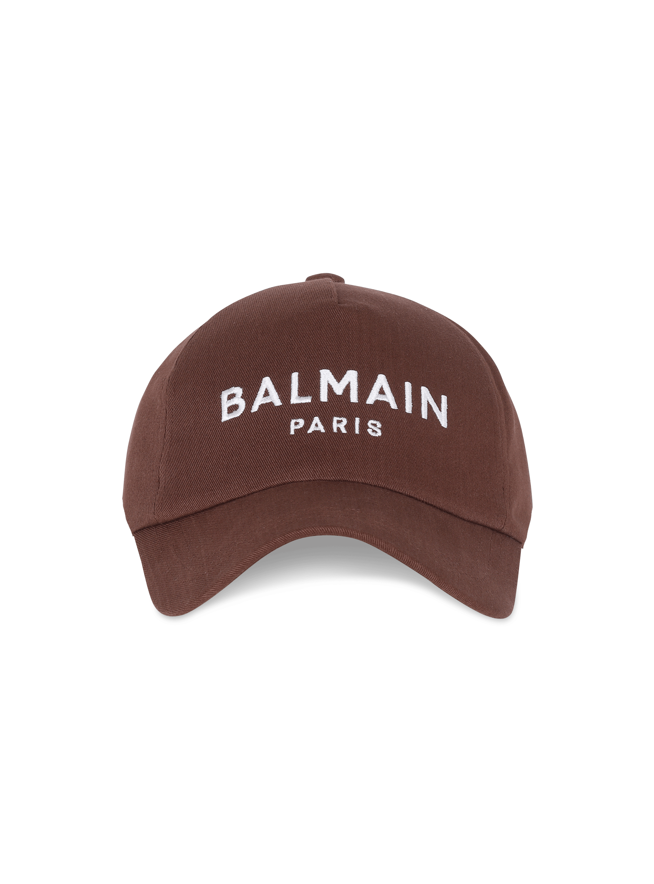 Balmain embroidered cotton cap Men BALMAIN