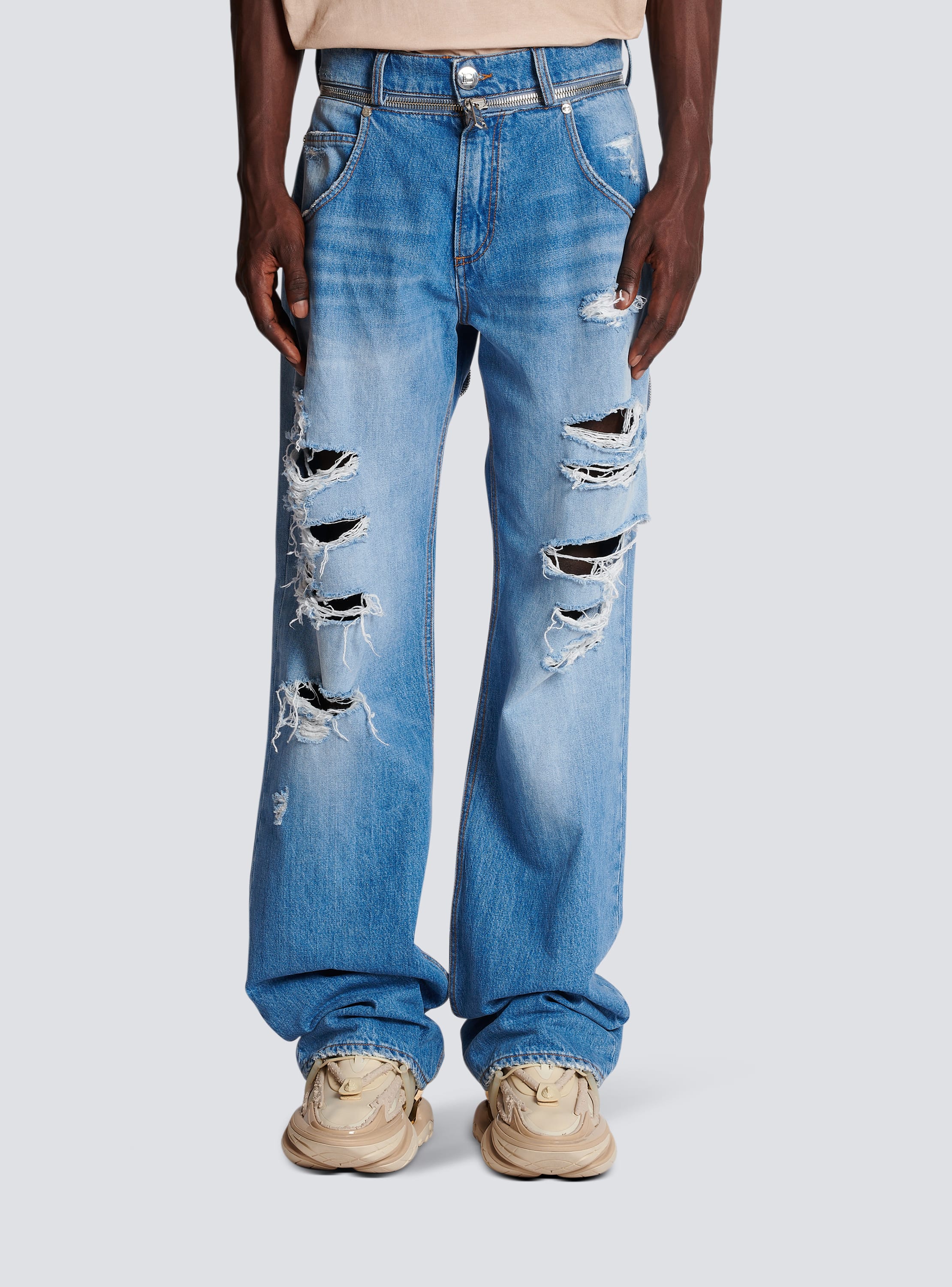 Balmain baggy discount jeans