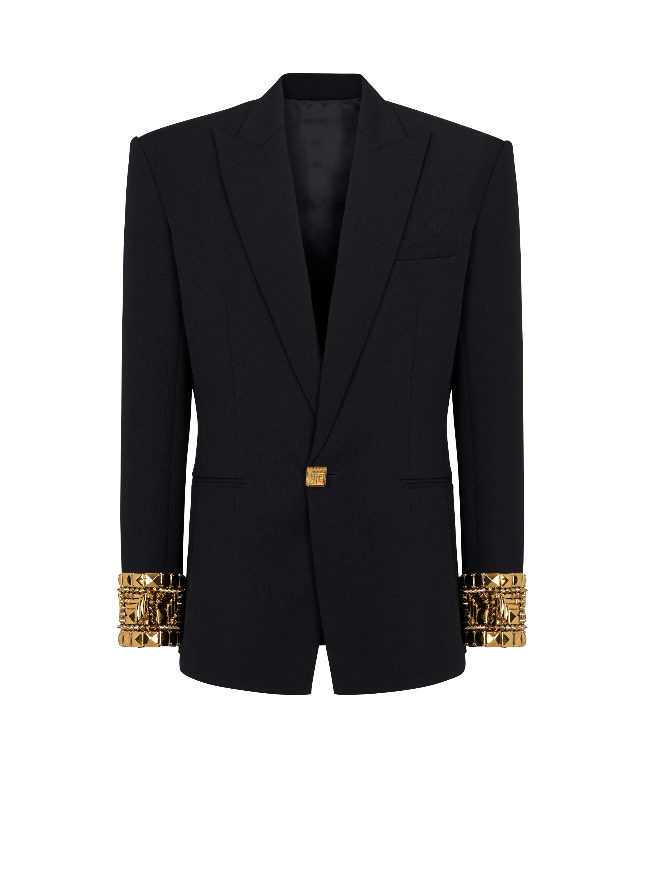 Embroidered Double-Breasted Wool Jacket - Men - Ready-to-Wear