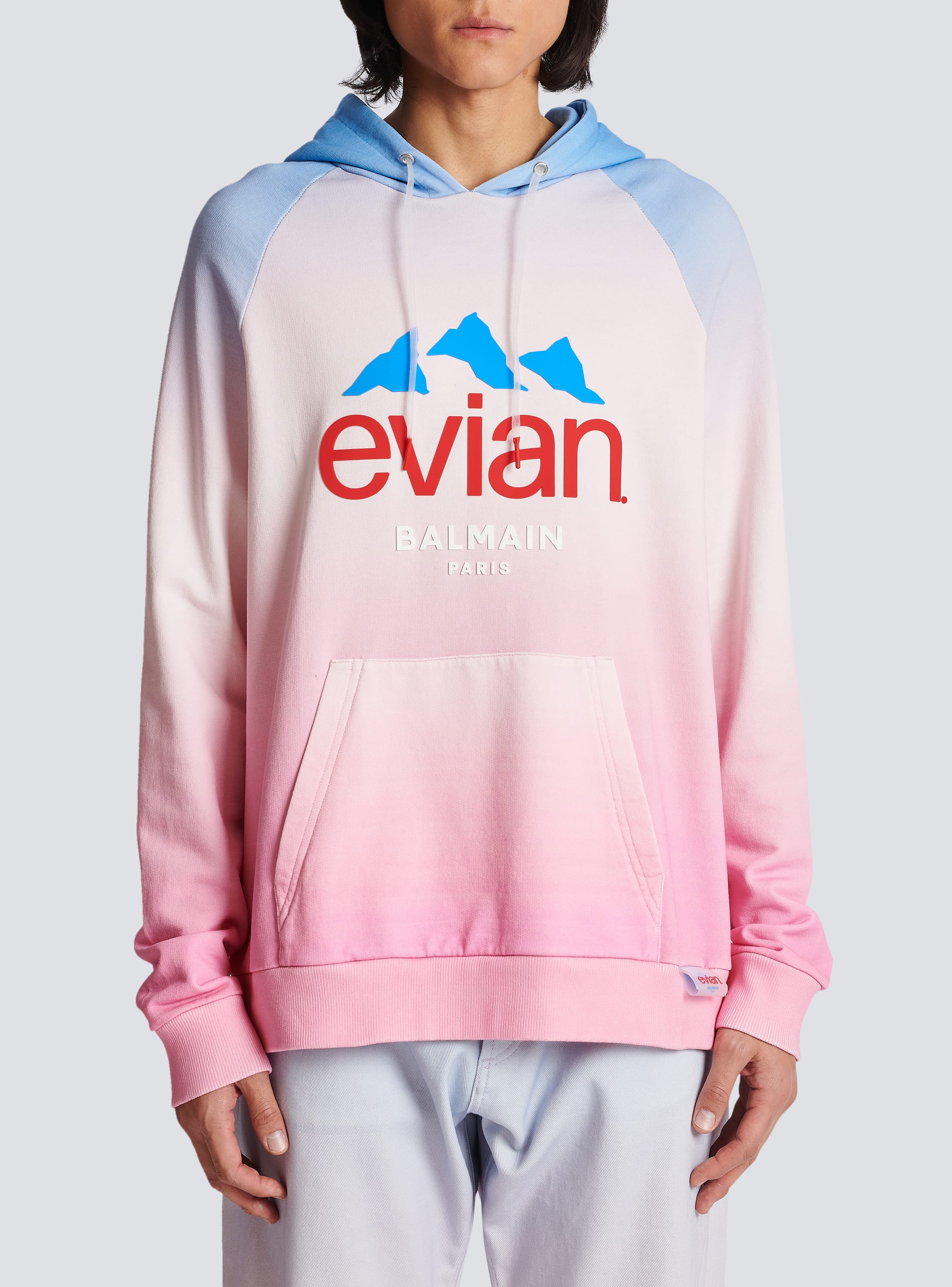 Pink balmain clearance hoodie