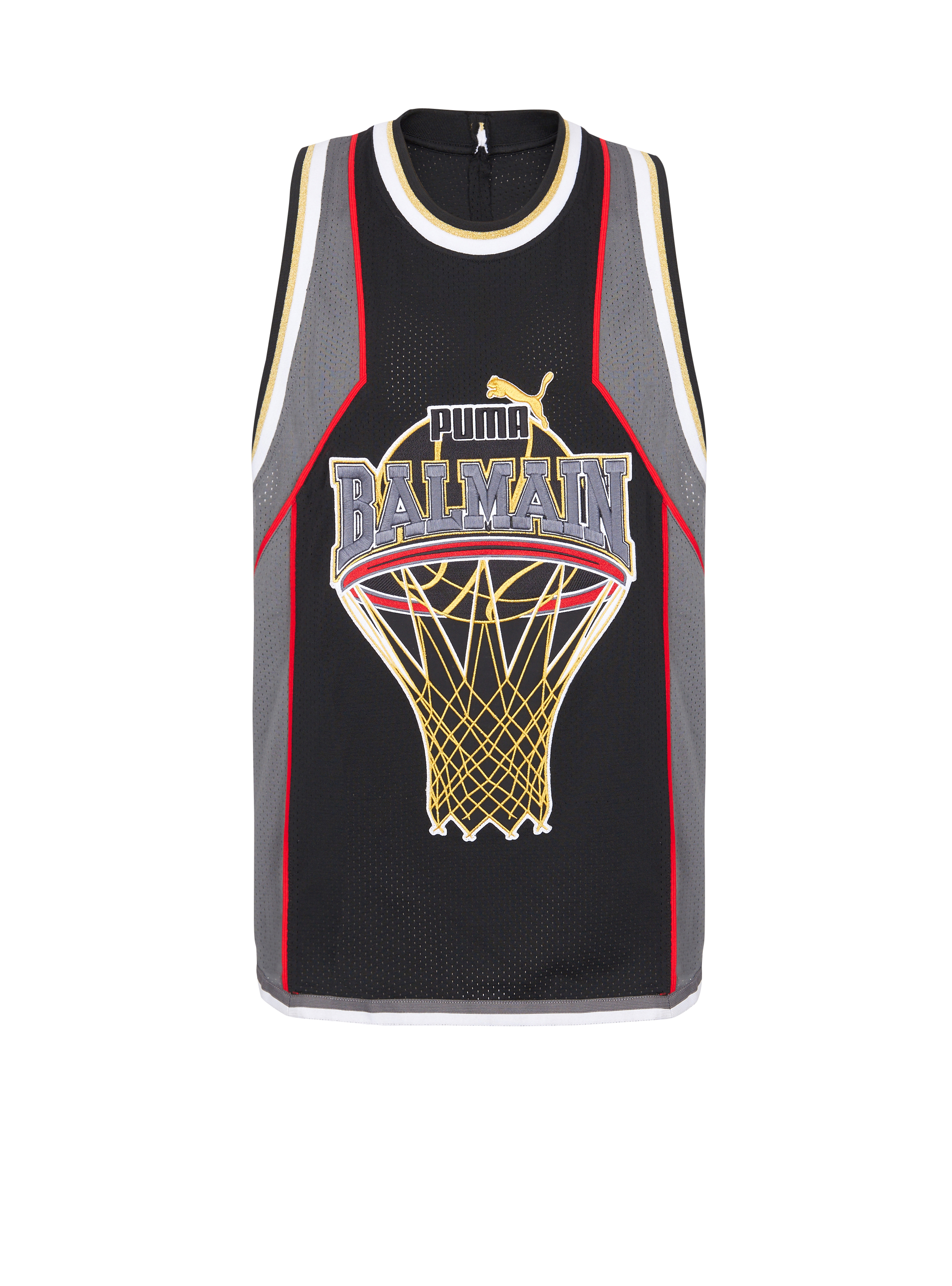 balmain x puma round backpack