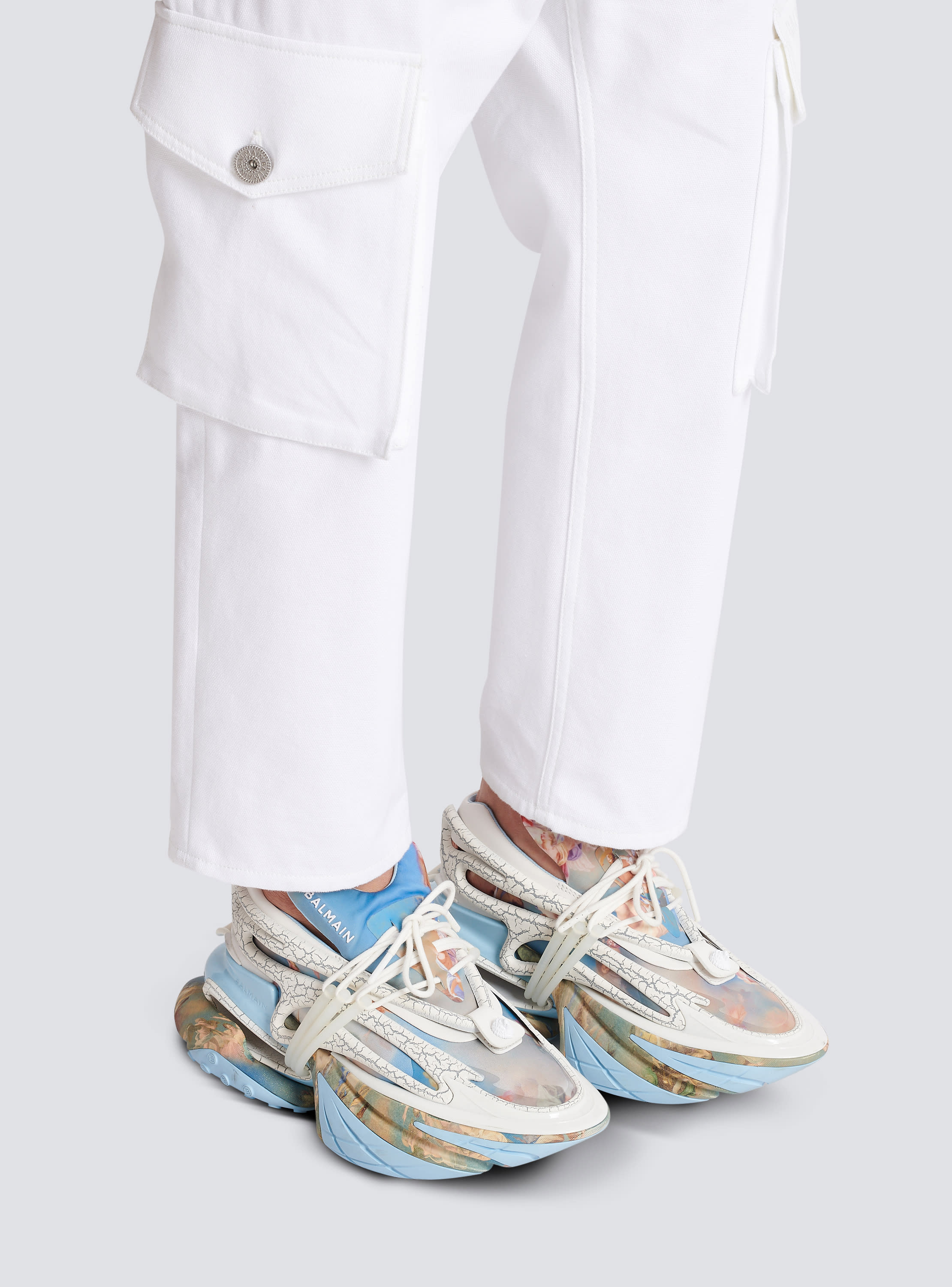 Balmain, Shoes, Balmain Neoprene Unicorn Sneaker