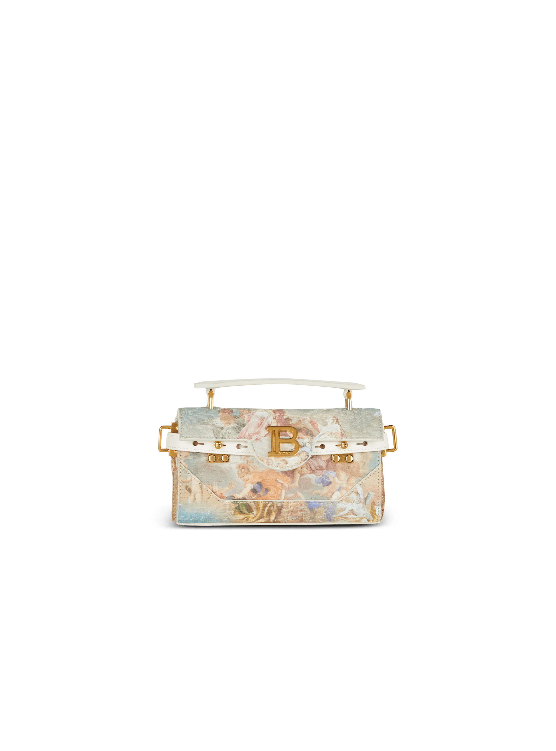 B-Buzz 19 bag in Sky print canvas with leather details