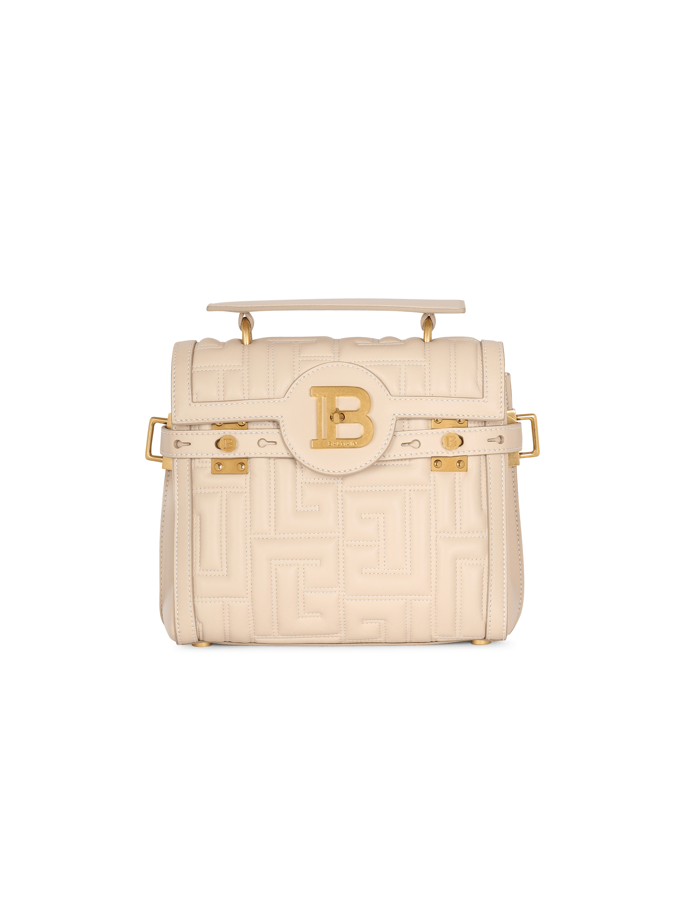 B-Buzz 23 bag in monogram quilted leather beige - Women