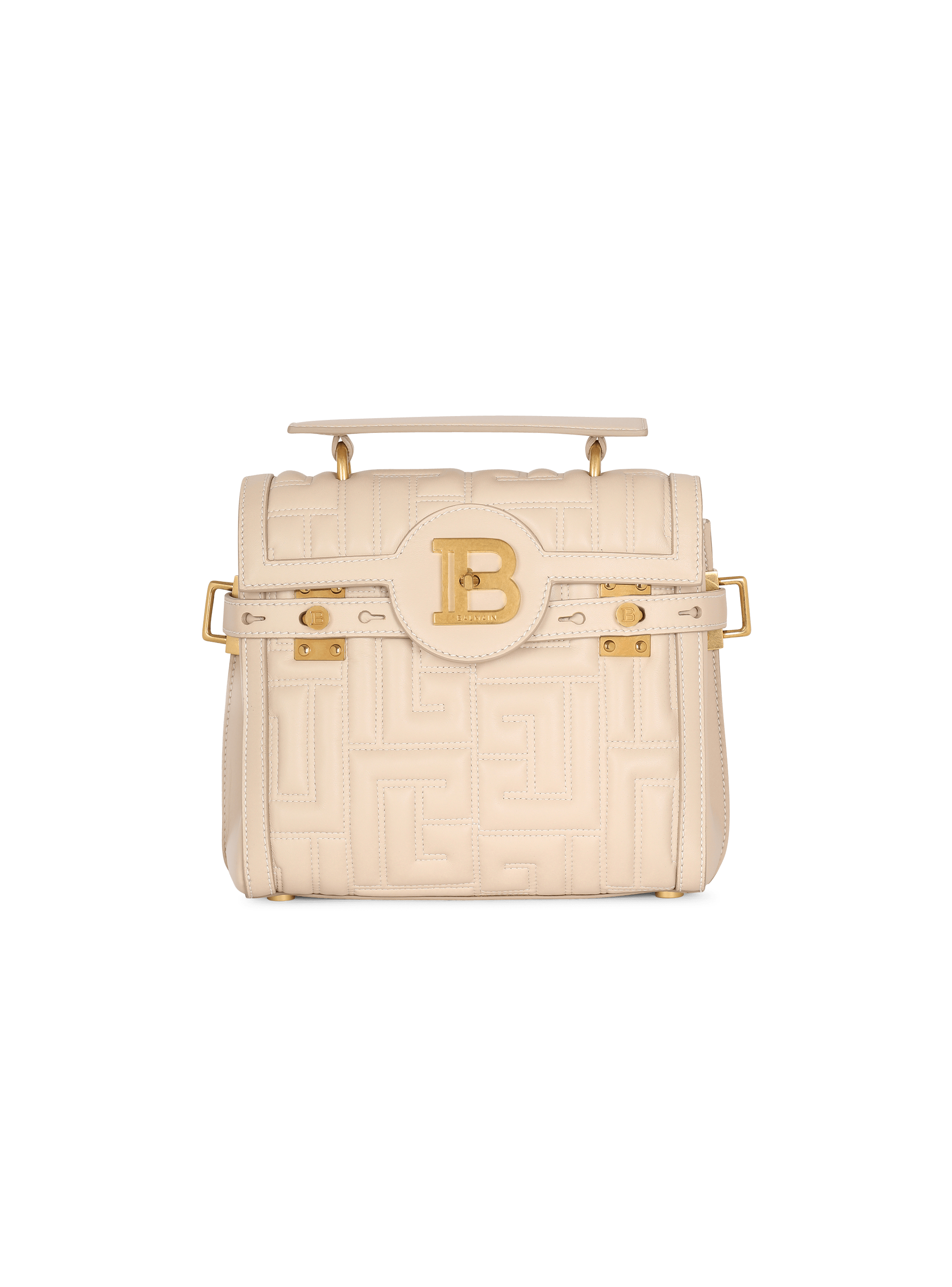 Sac B-Buzz 23 en cuir matelassé monogramme