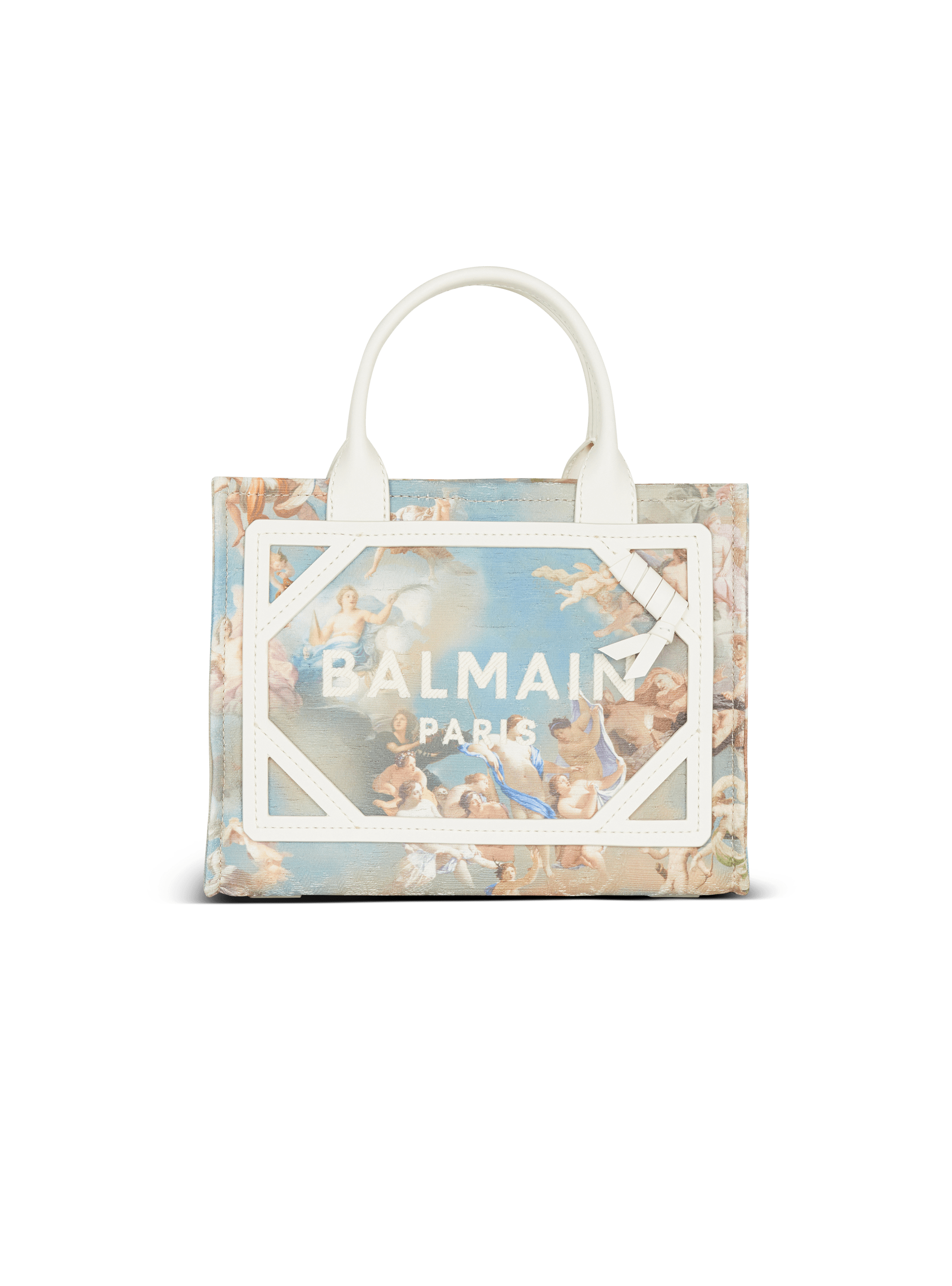 Balmain B-Army Small Canvas Tote Bag