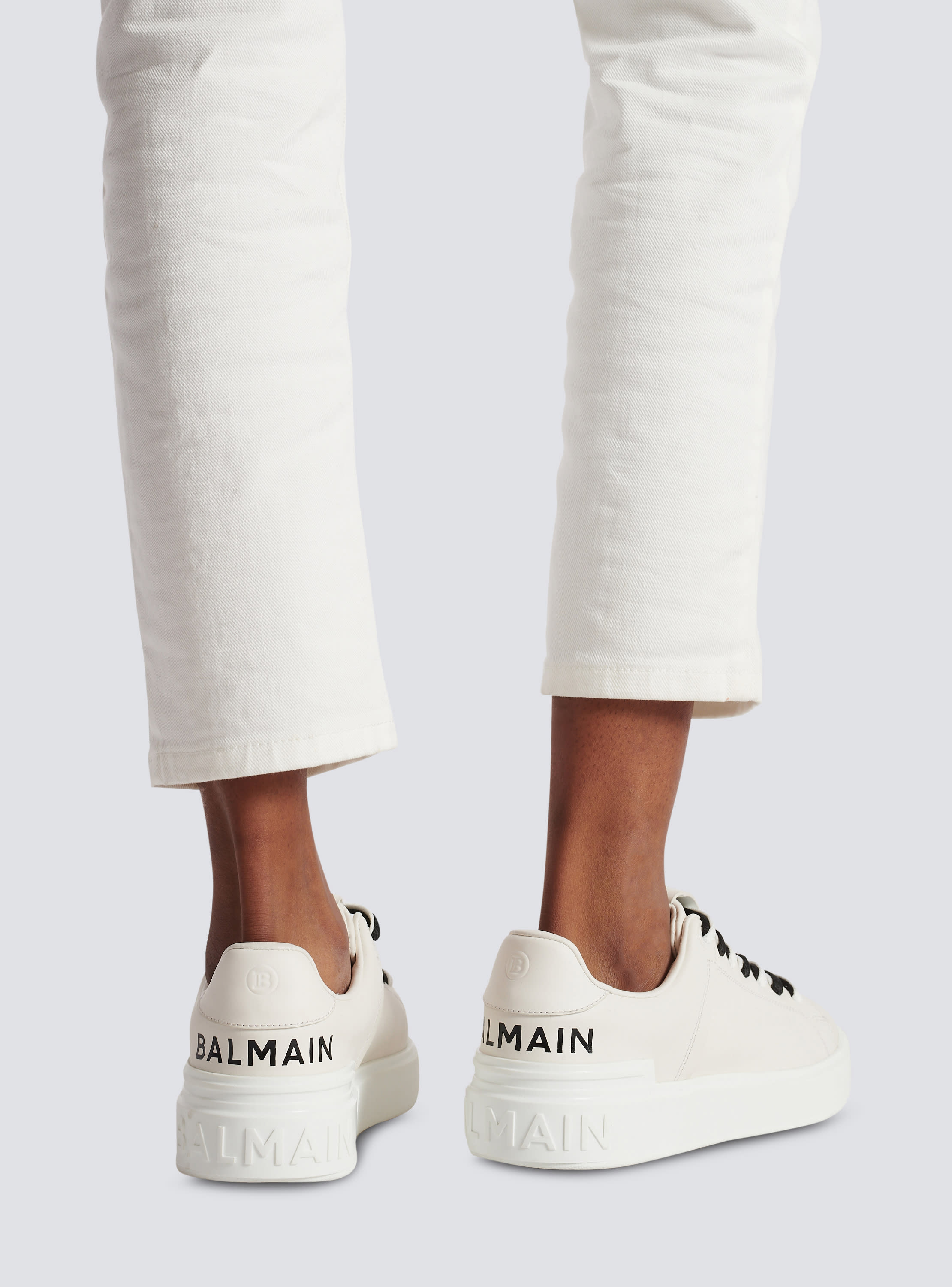 The Uniqueness Of Balmain B Court Sneakers Shoe Effect