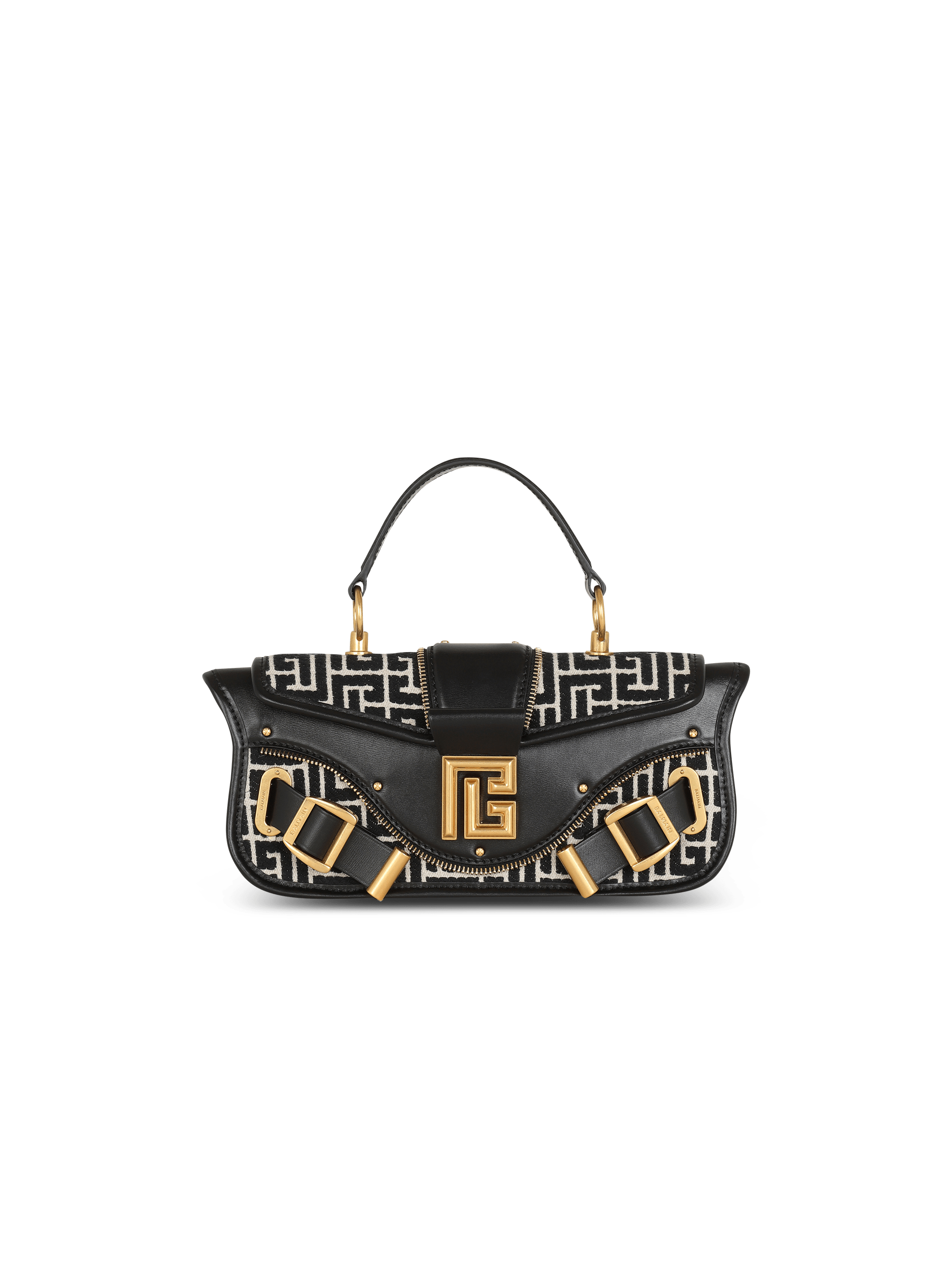 Balmain - Backpack with Jacquard Monogram