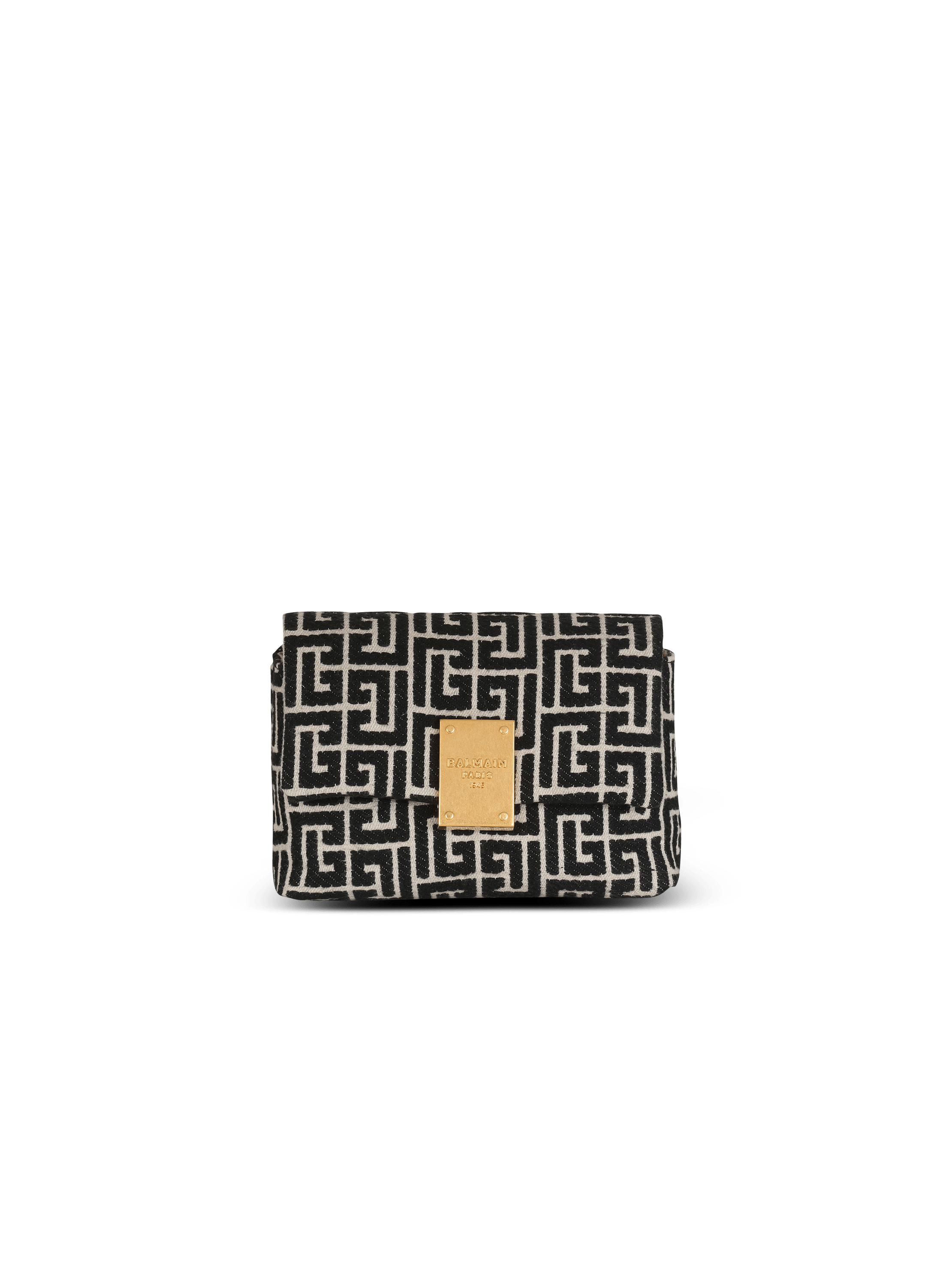 Mini 1945 monogram jacquard bag - Balmain - Women